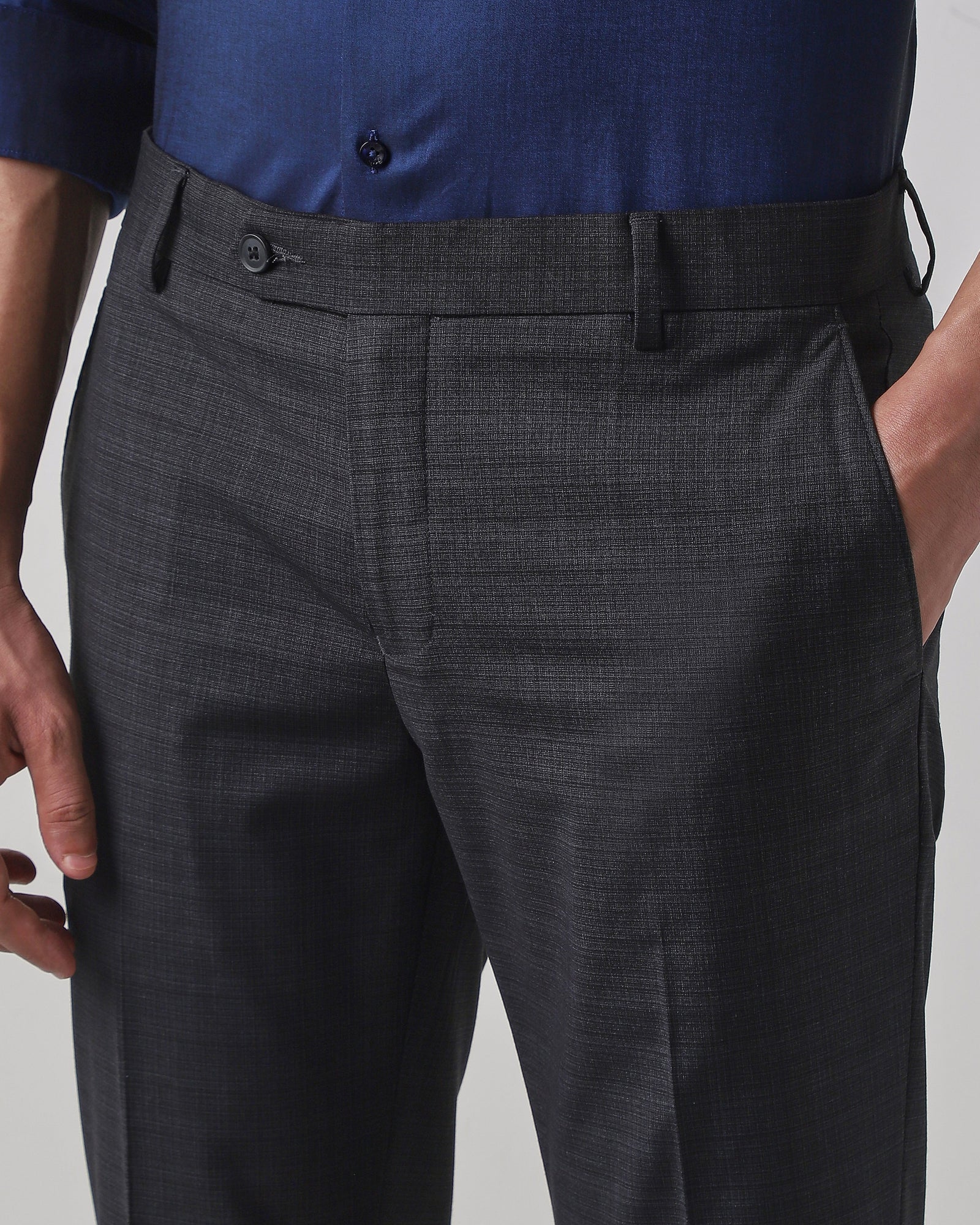 Black Regular Fit Trouser
