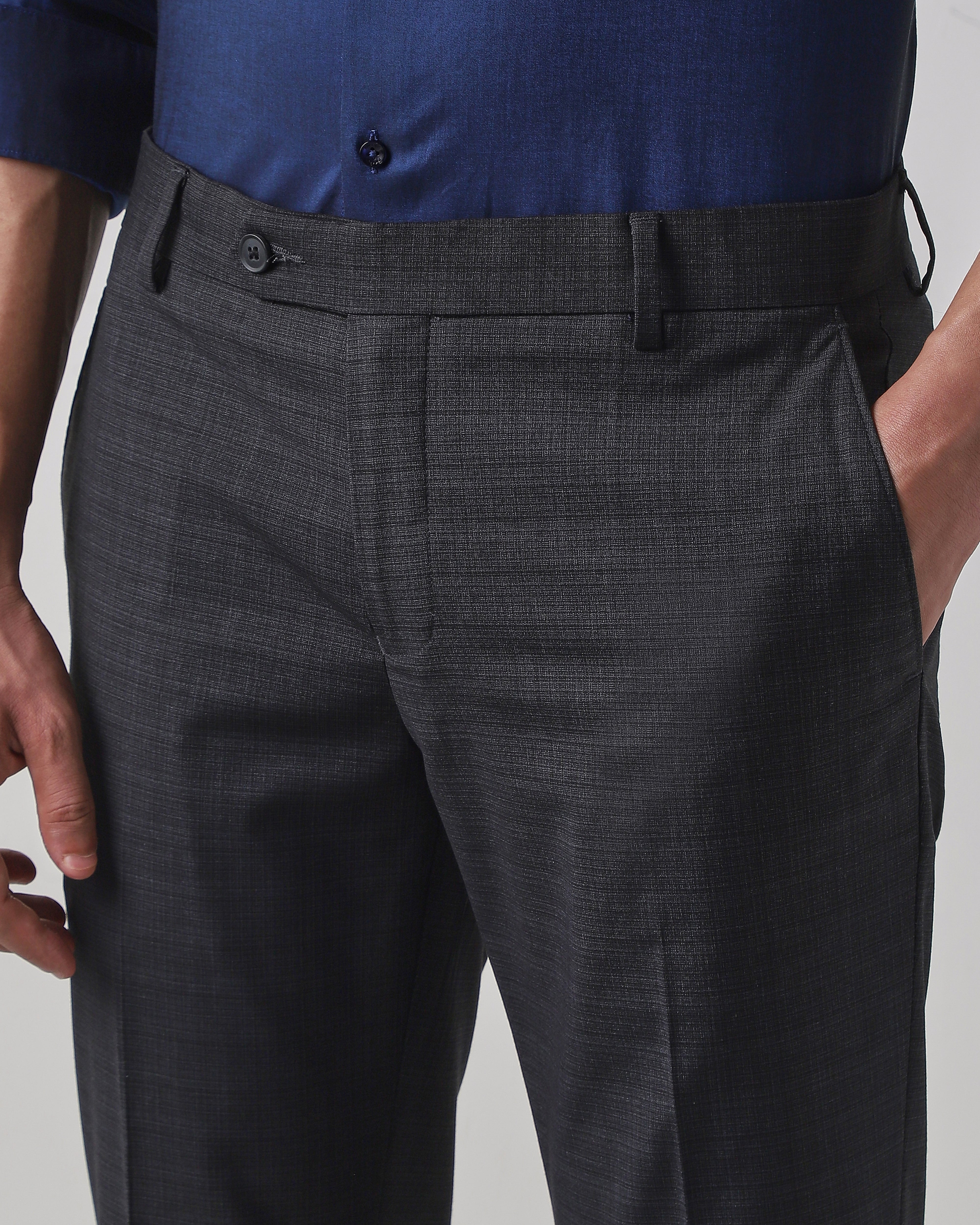 Black Regular Fit Trouser
