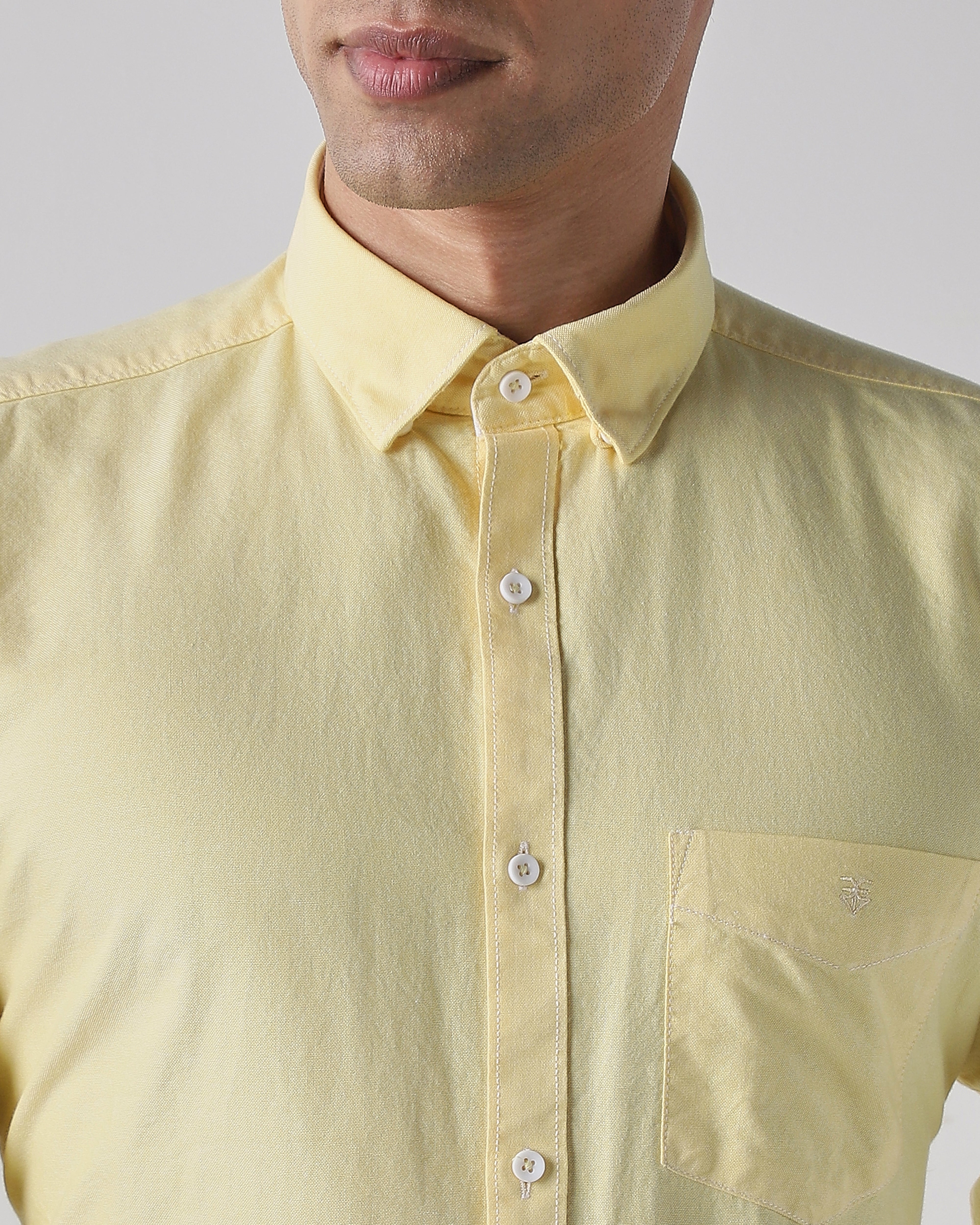 Lemon 100% Cotton Regular Fit Shirt