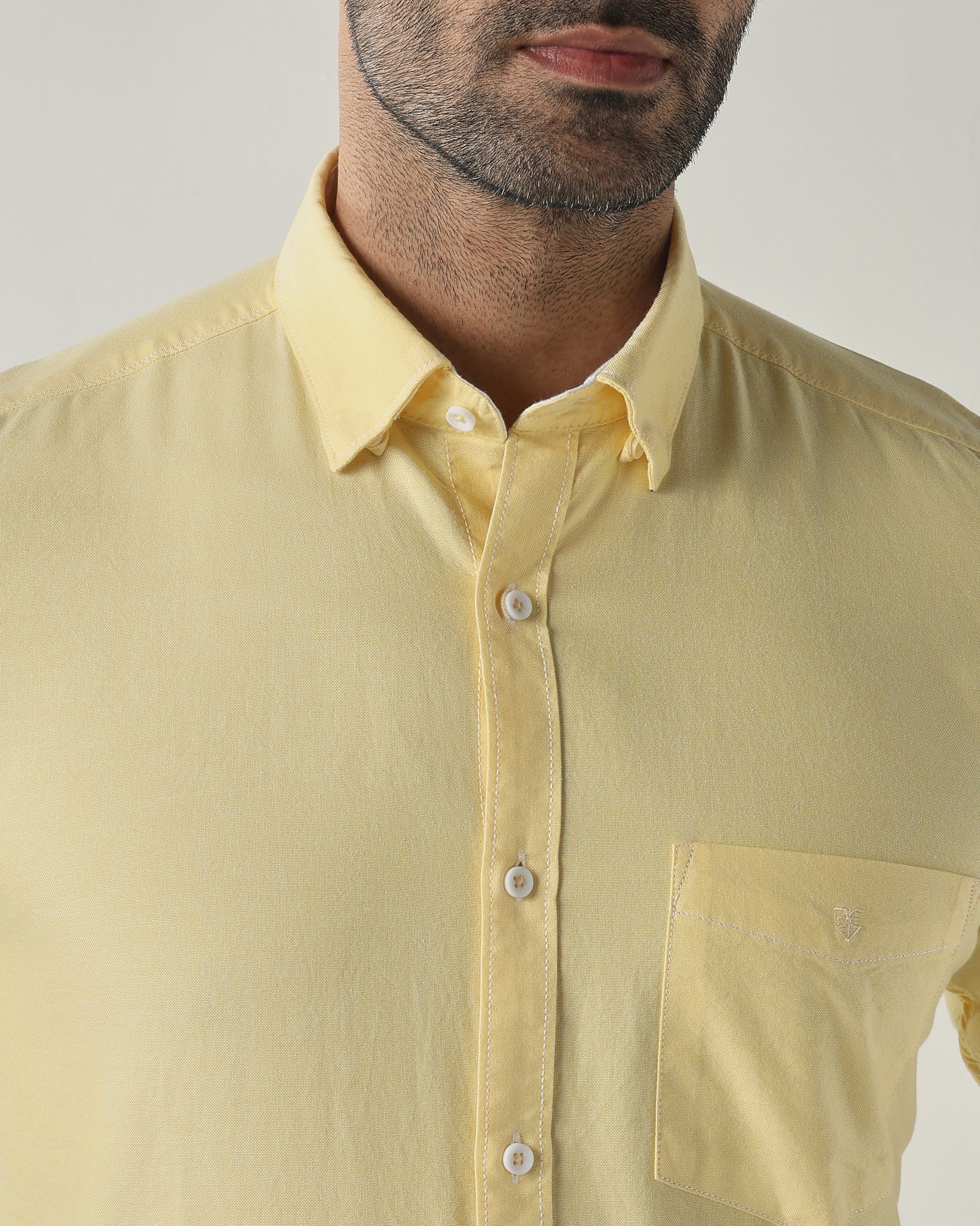 Lemon Slim fit Smart Casual Shirts