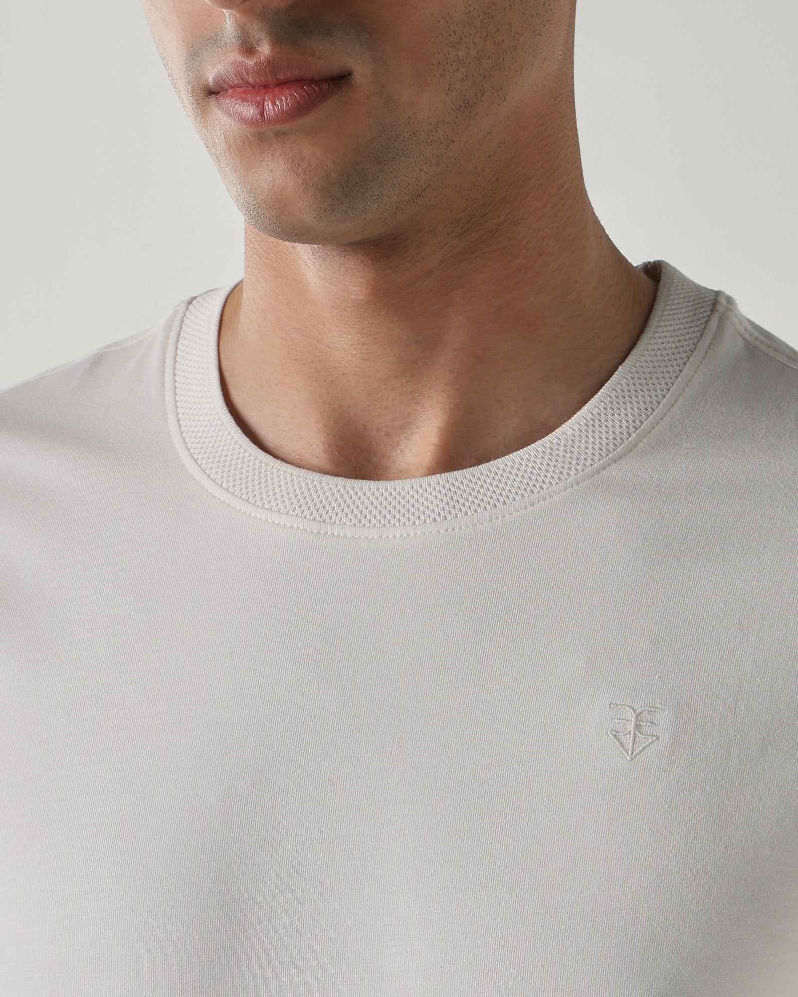 Men Regular Fit T-Shirt Brilliant White