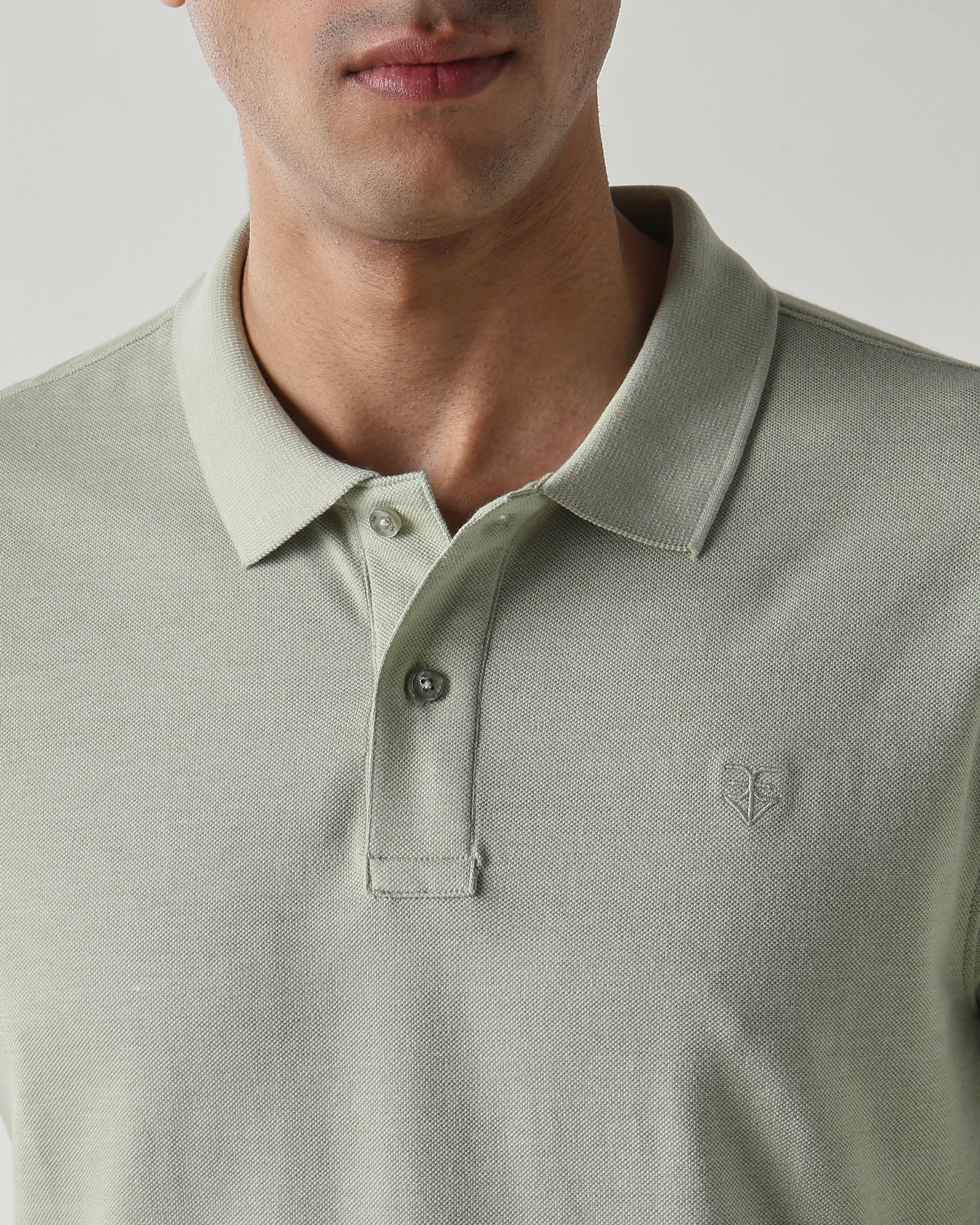 Men Regular Fit T-Shirt Celadon Green