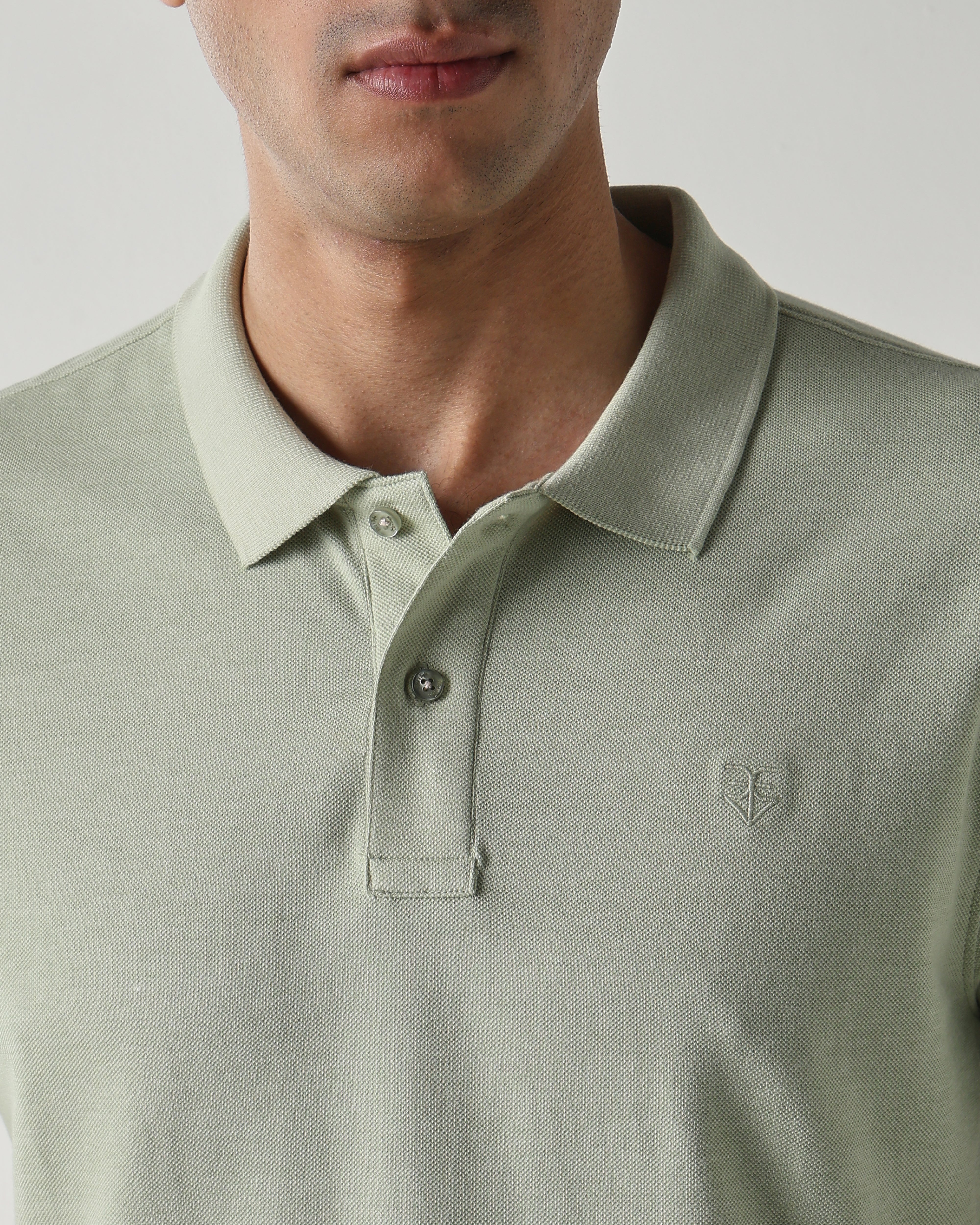 Men Regular Fit T-Shirt Celadon Green