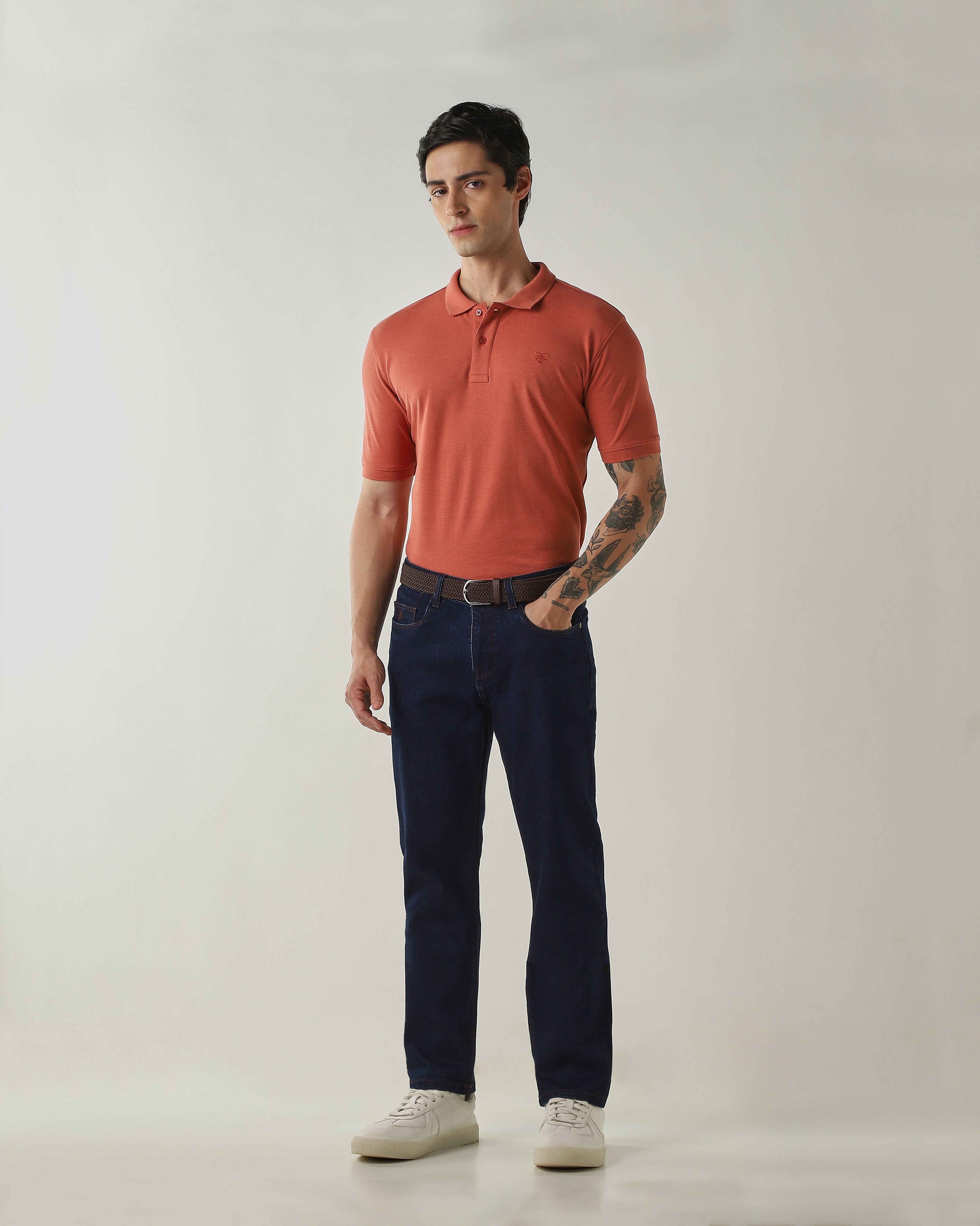 Slim Fit Jeans Dark Blue
