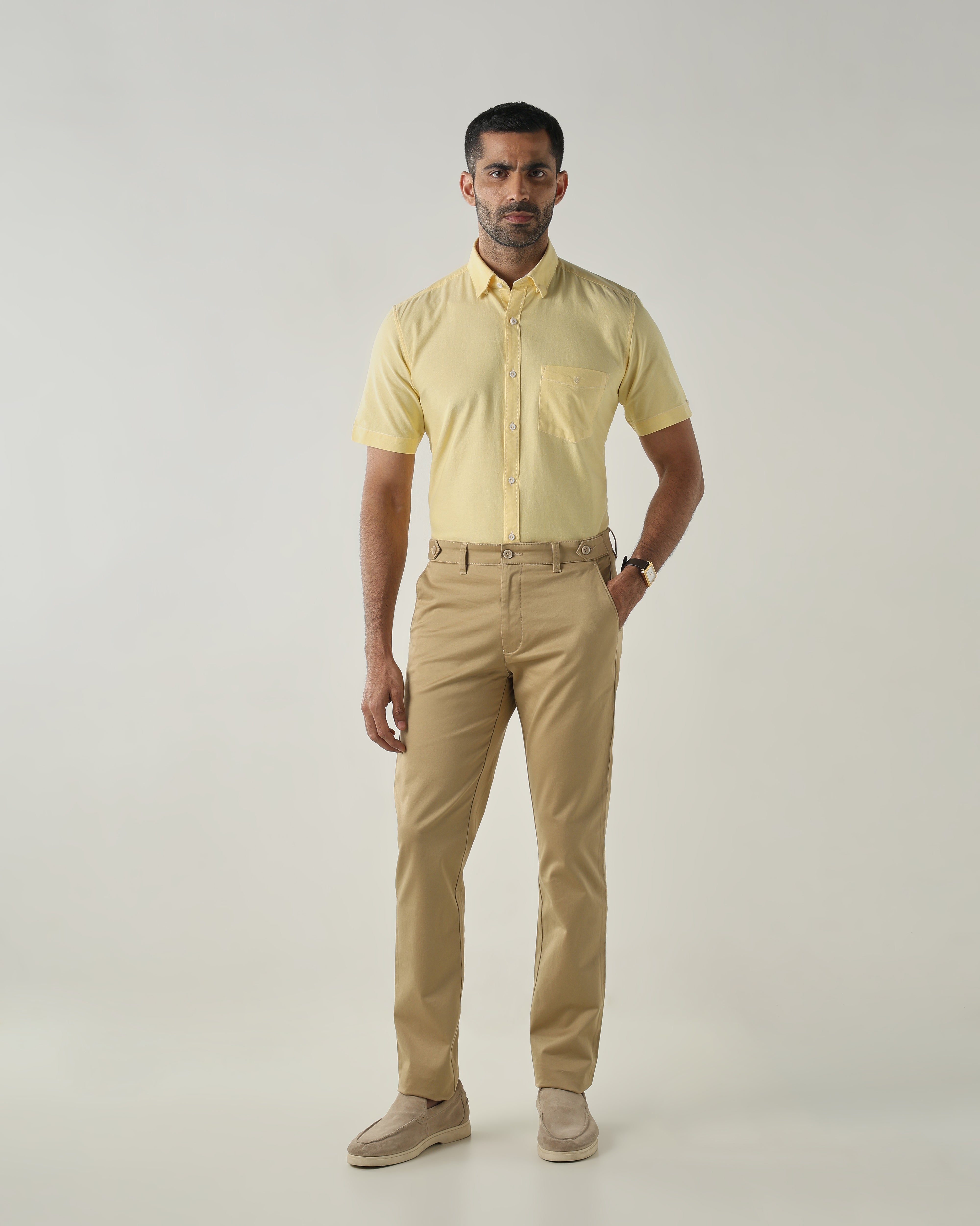 Fawn REGULAR Smart Casual Trousers