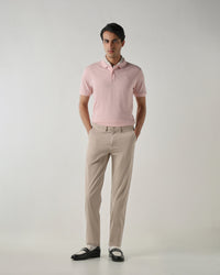 Men Regular Fit Trouser Fawn