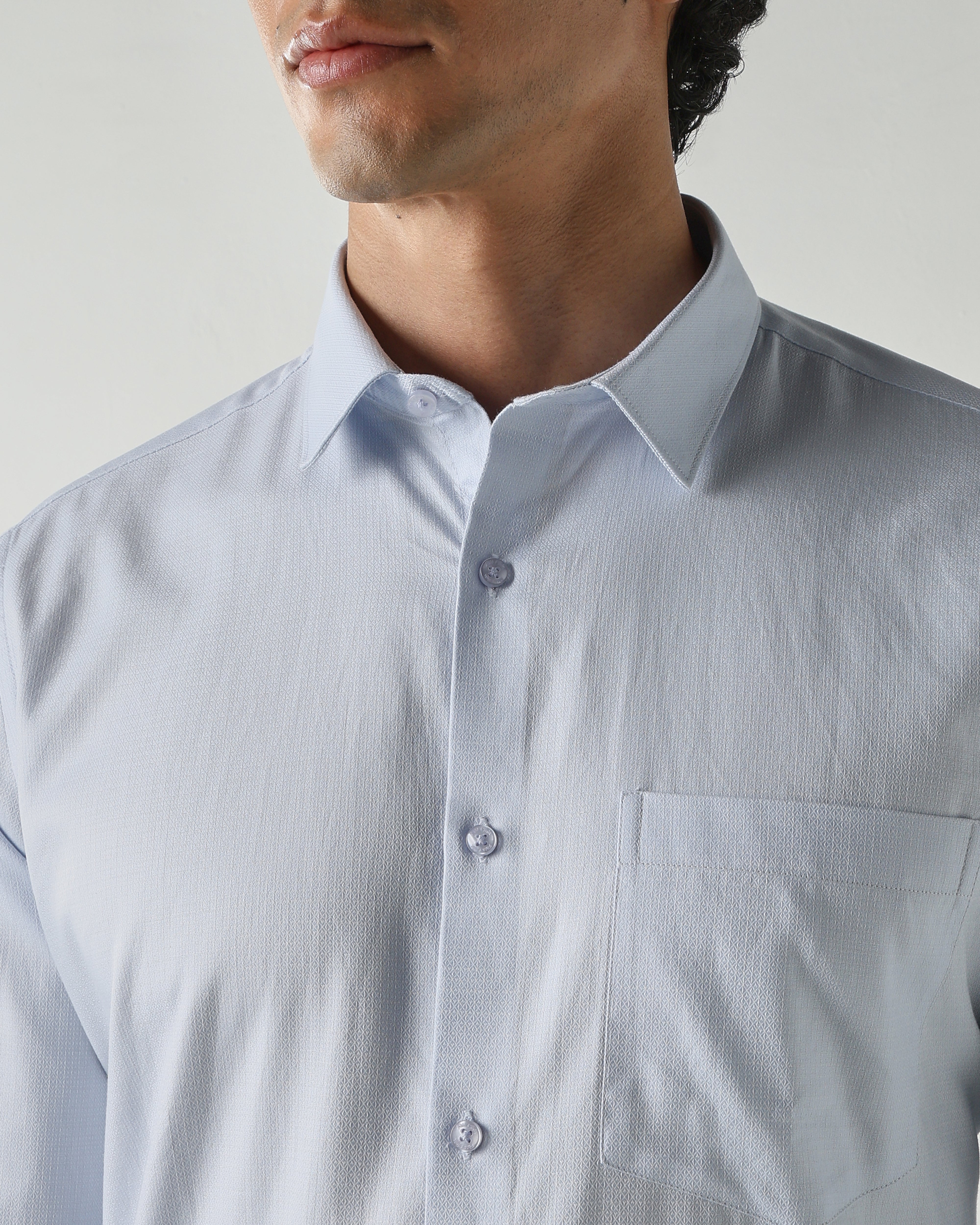 Men Regular Fit Shirts Blue