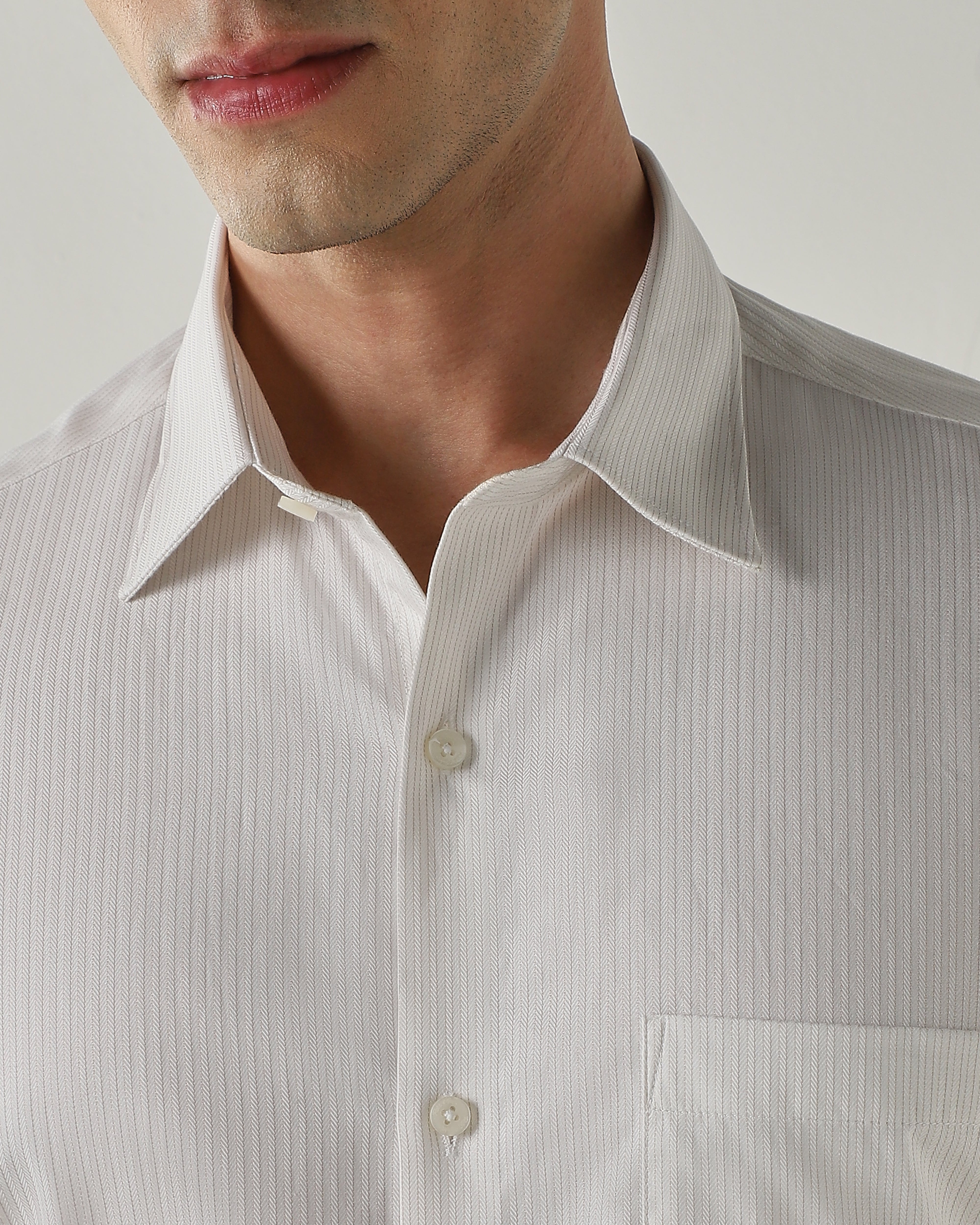 Slim Fit Shirt White/Cream