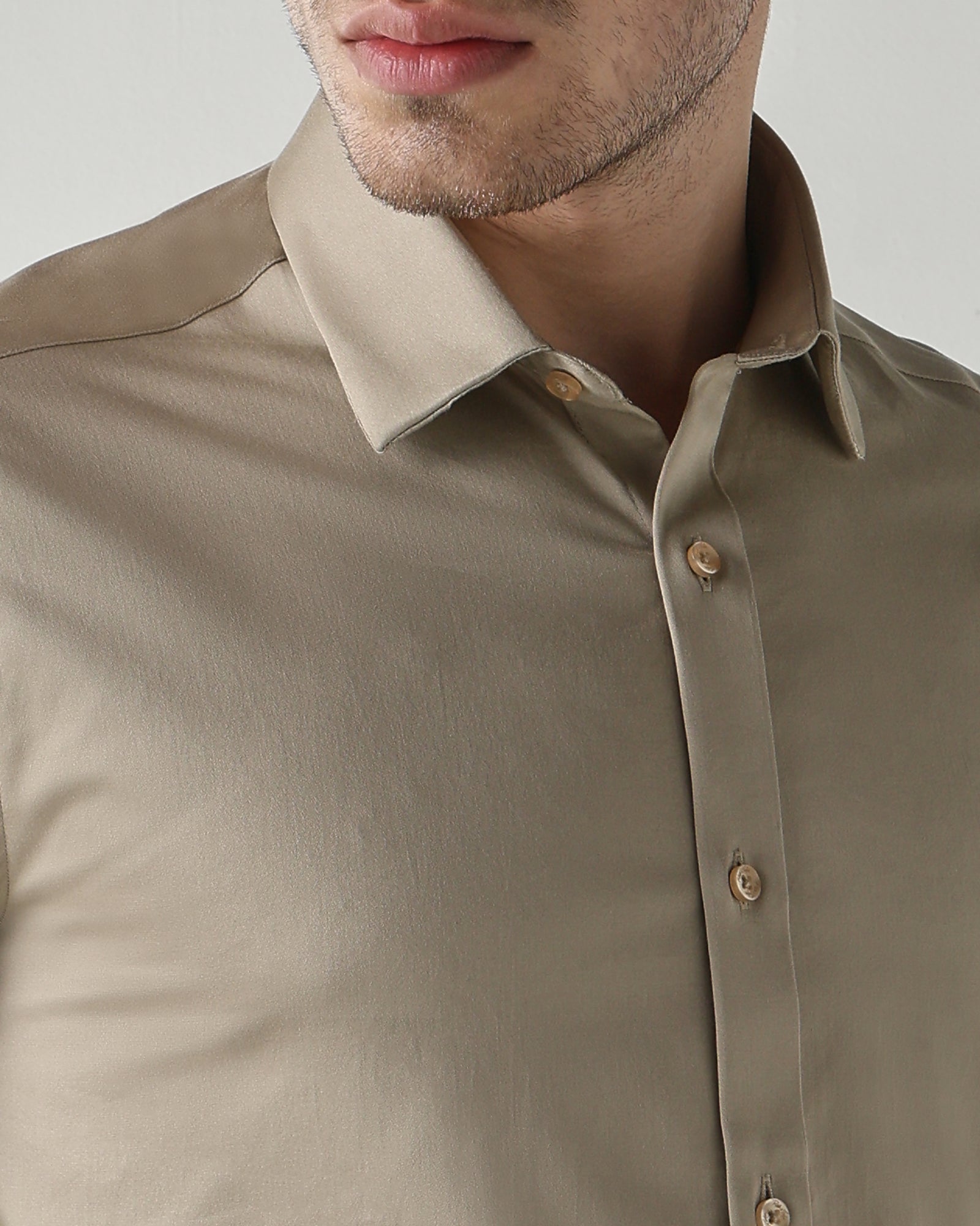 Men Regular Fit Shirt Hazel Wood