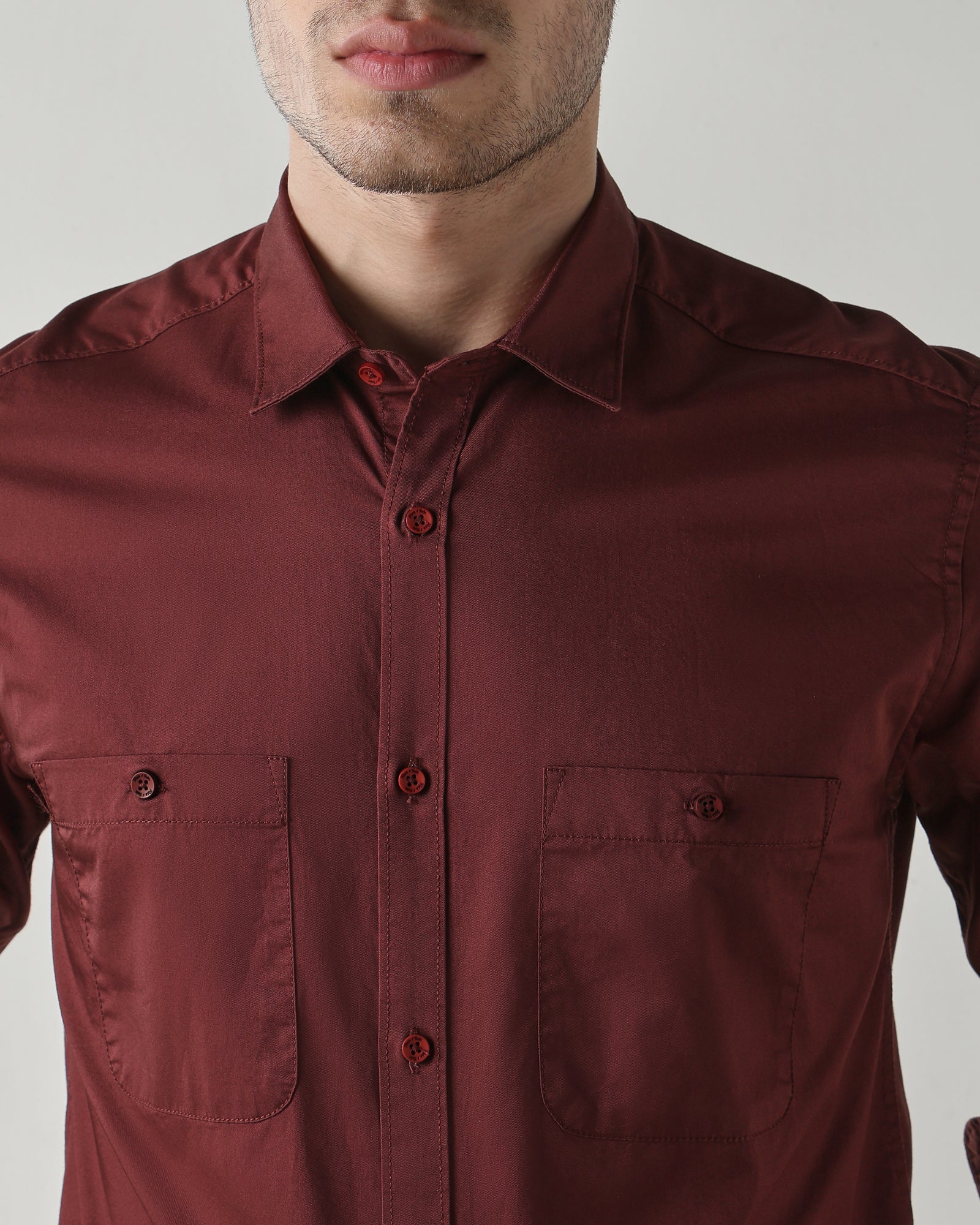 Men Regular Fit Shirt White/Pink