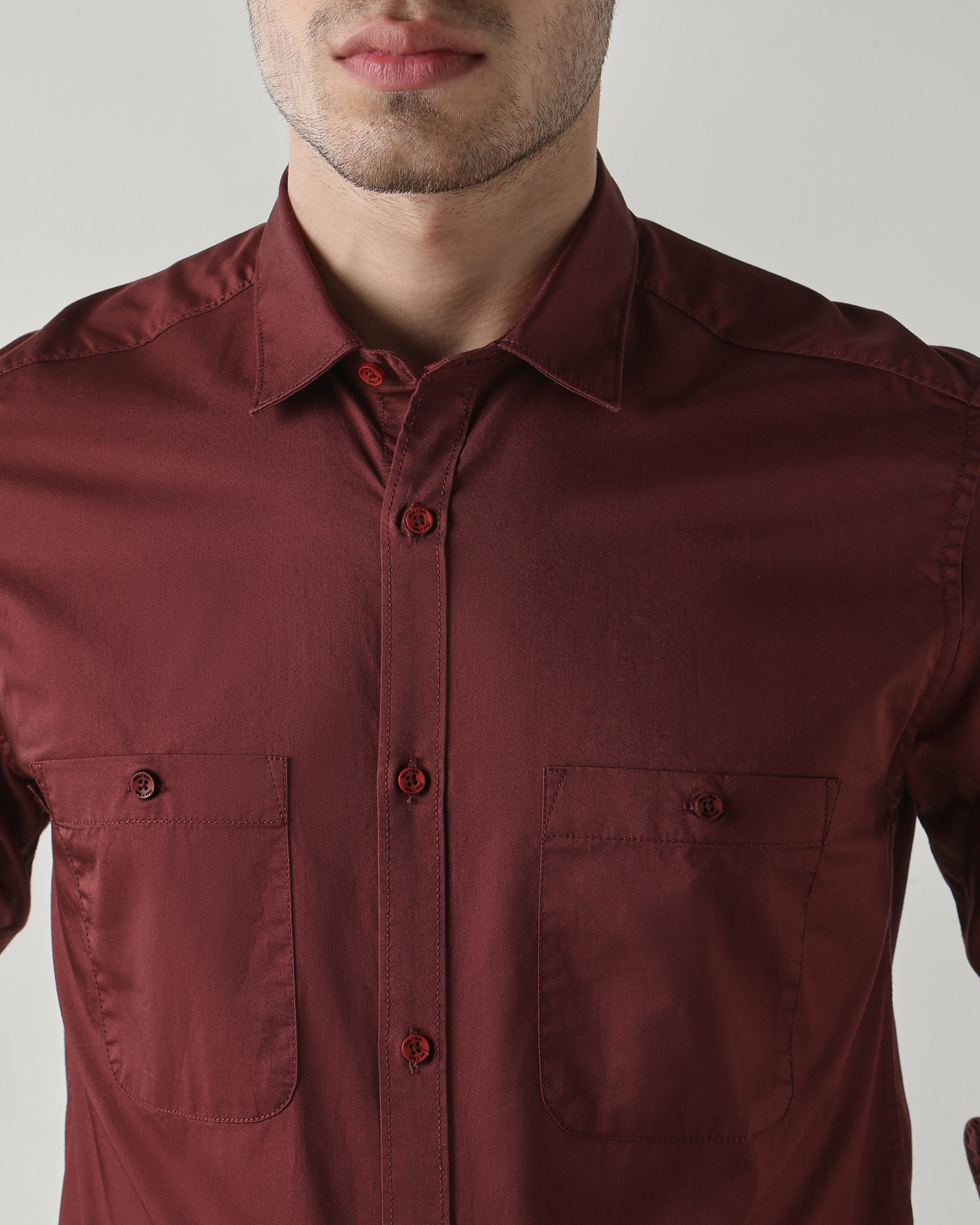 Men Regular Fit Shirt White/Pink