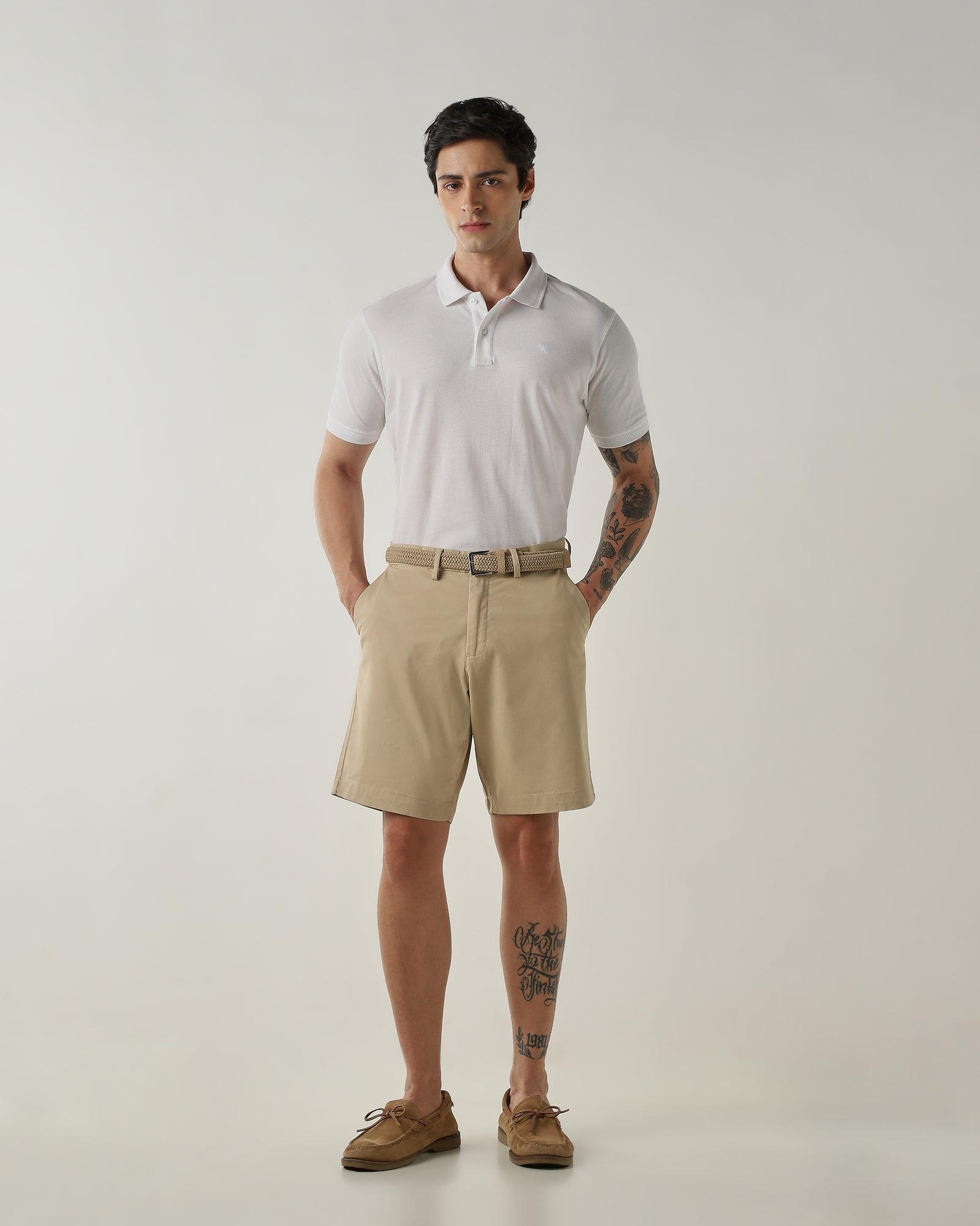 Regular Fit Shorts Fawn