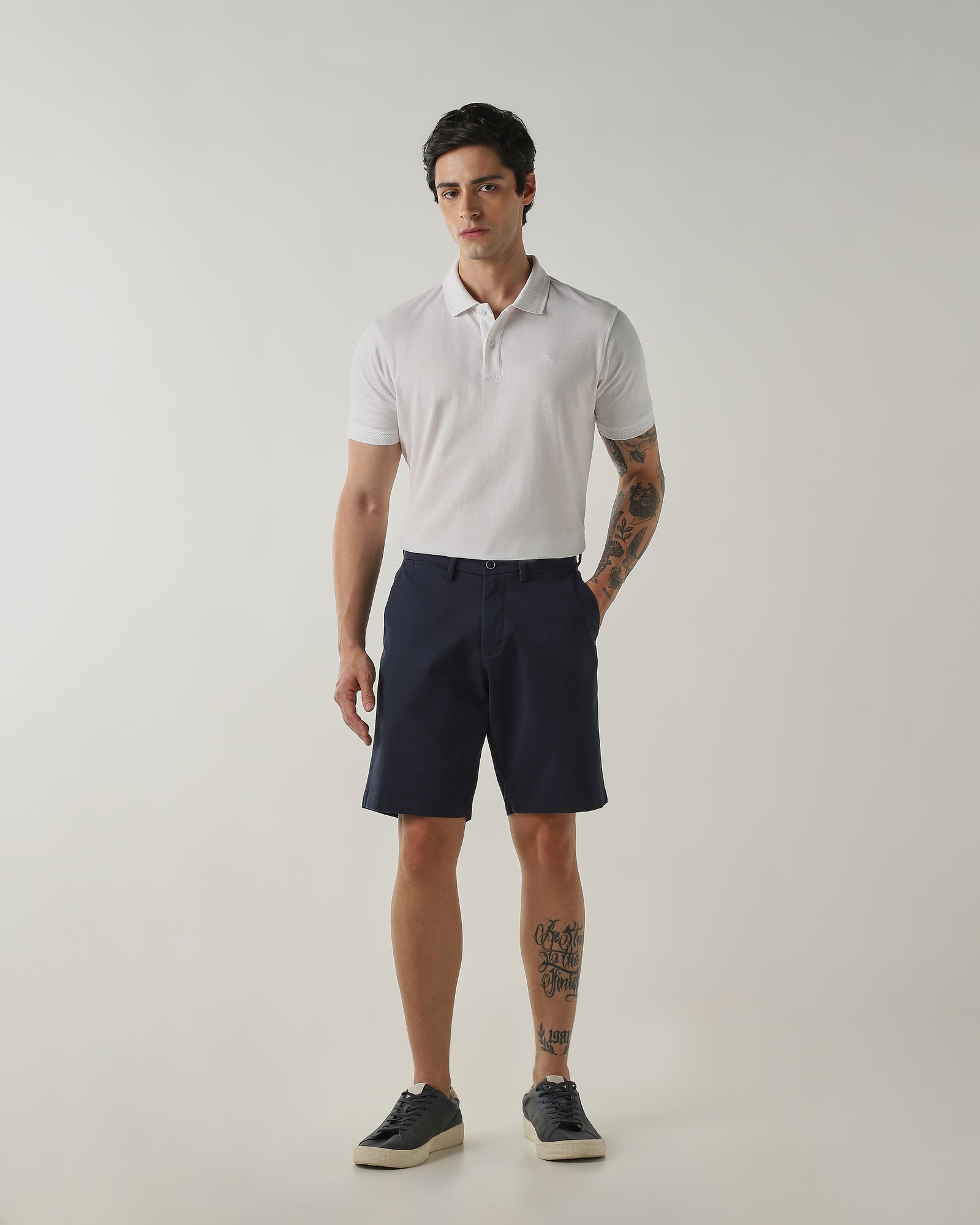 Regular Fit Shorts Navy