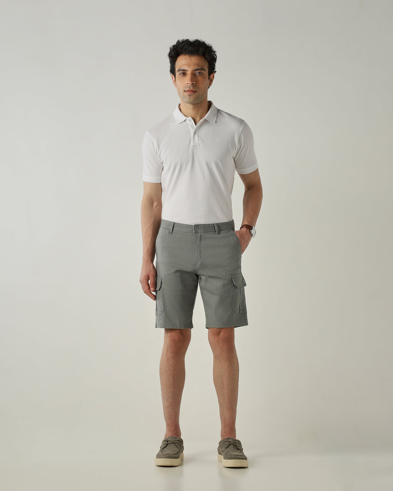Cargo Short Pista Regular Fit 100% Cotton