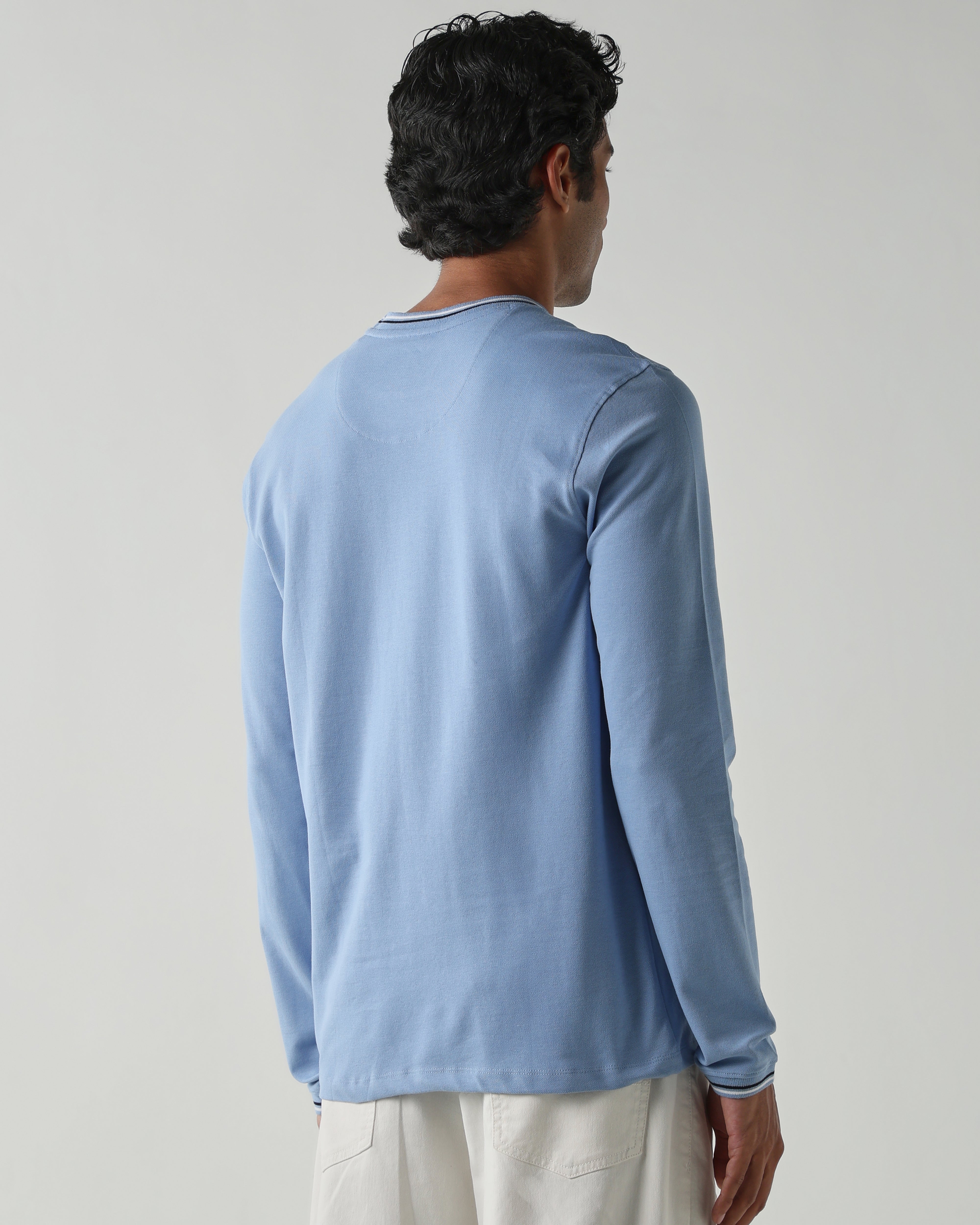 Topwear Premium Pique Knit Fabric T-Shirts – Airforce