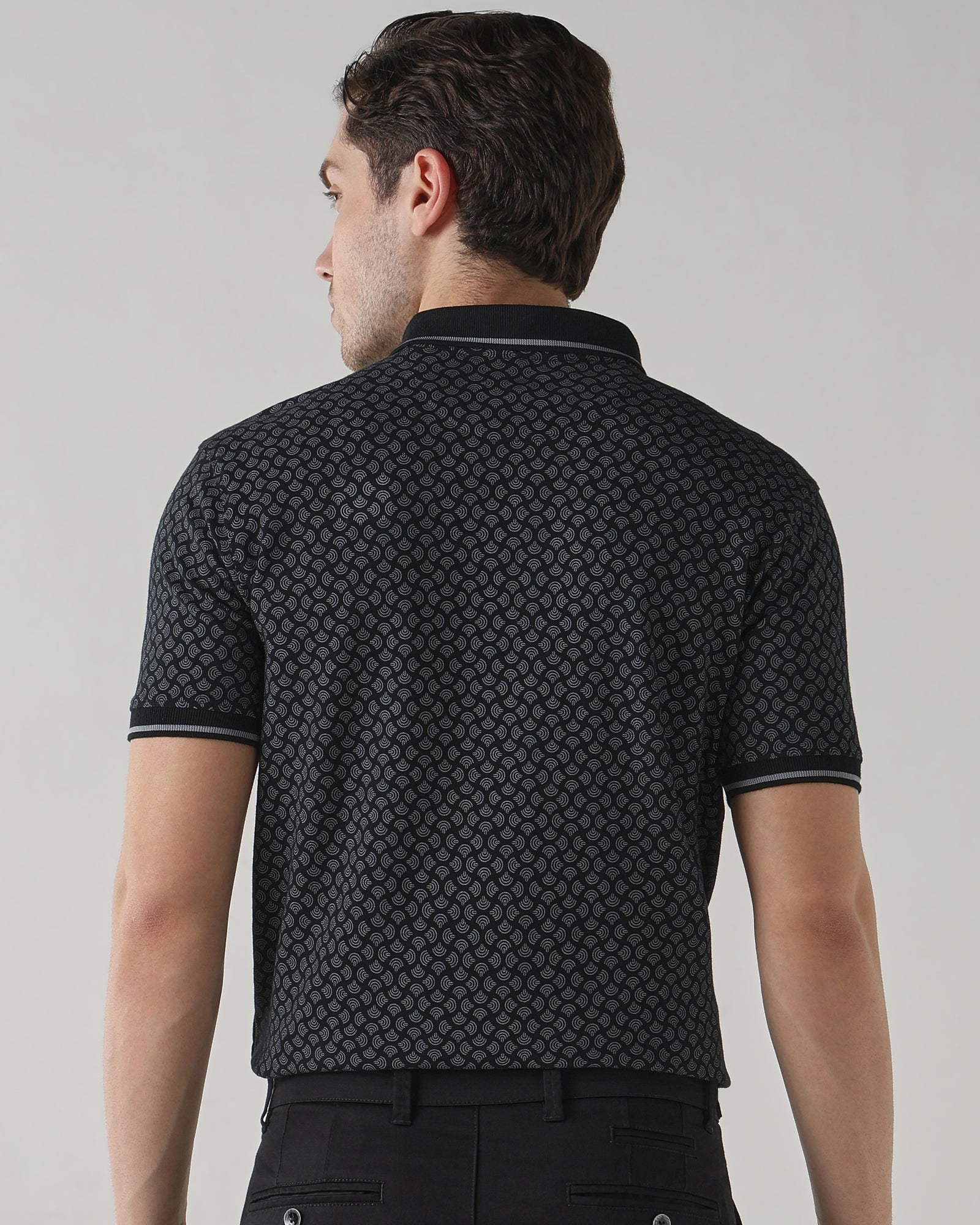 Men Regular Fit T-Shirt Moonless Night