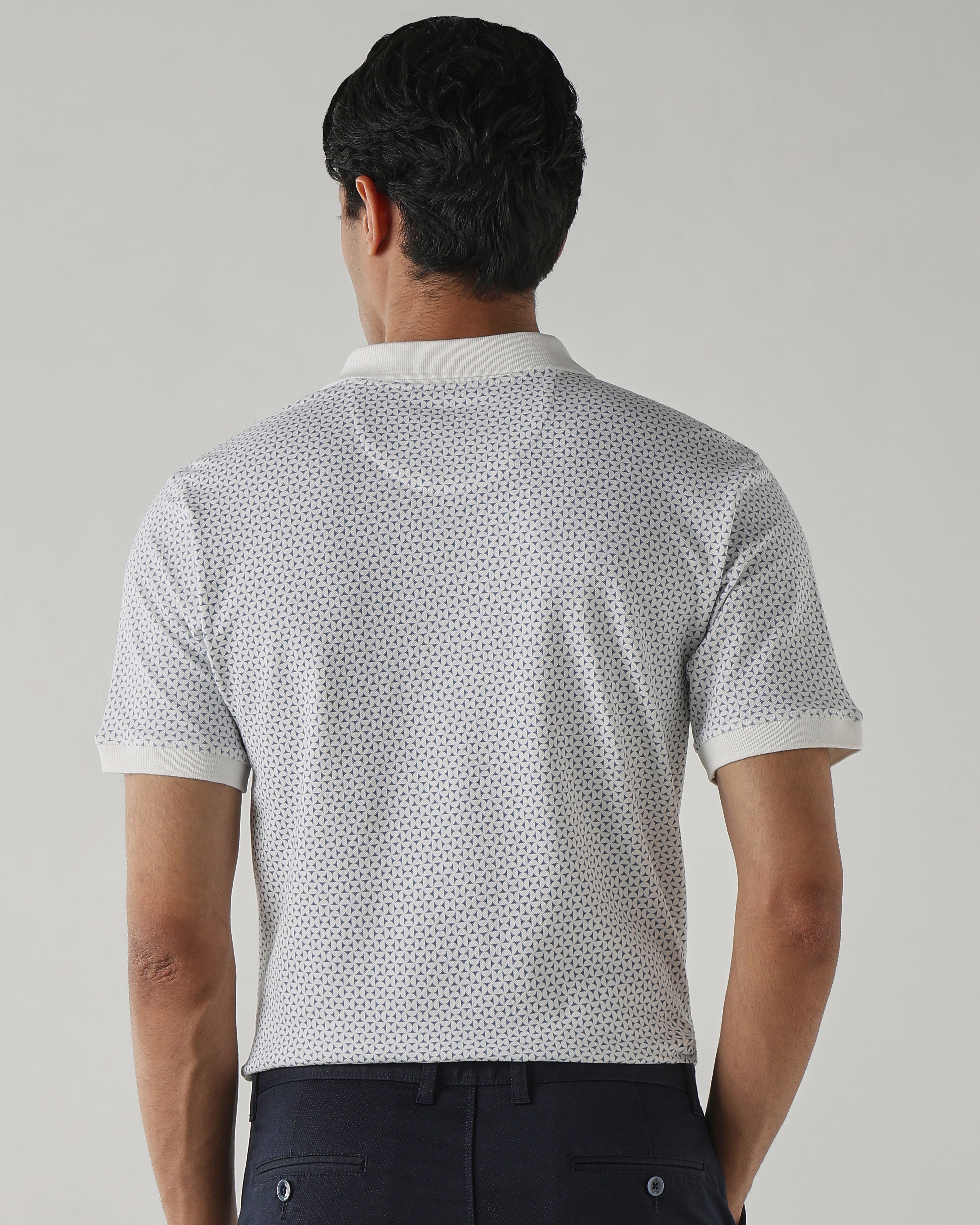 Men Regular Fit T-Shirt Bright White