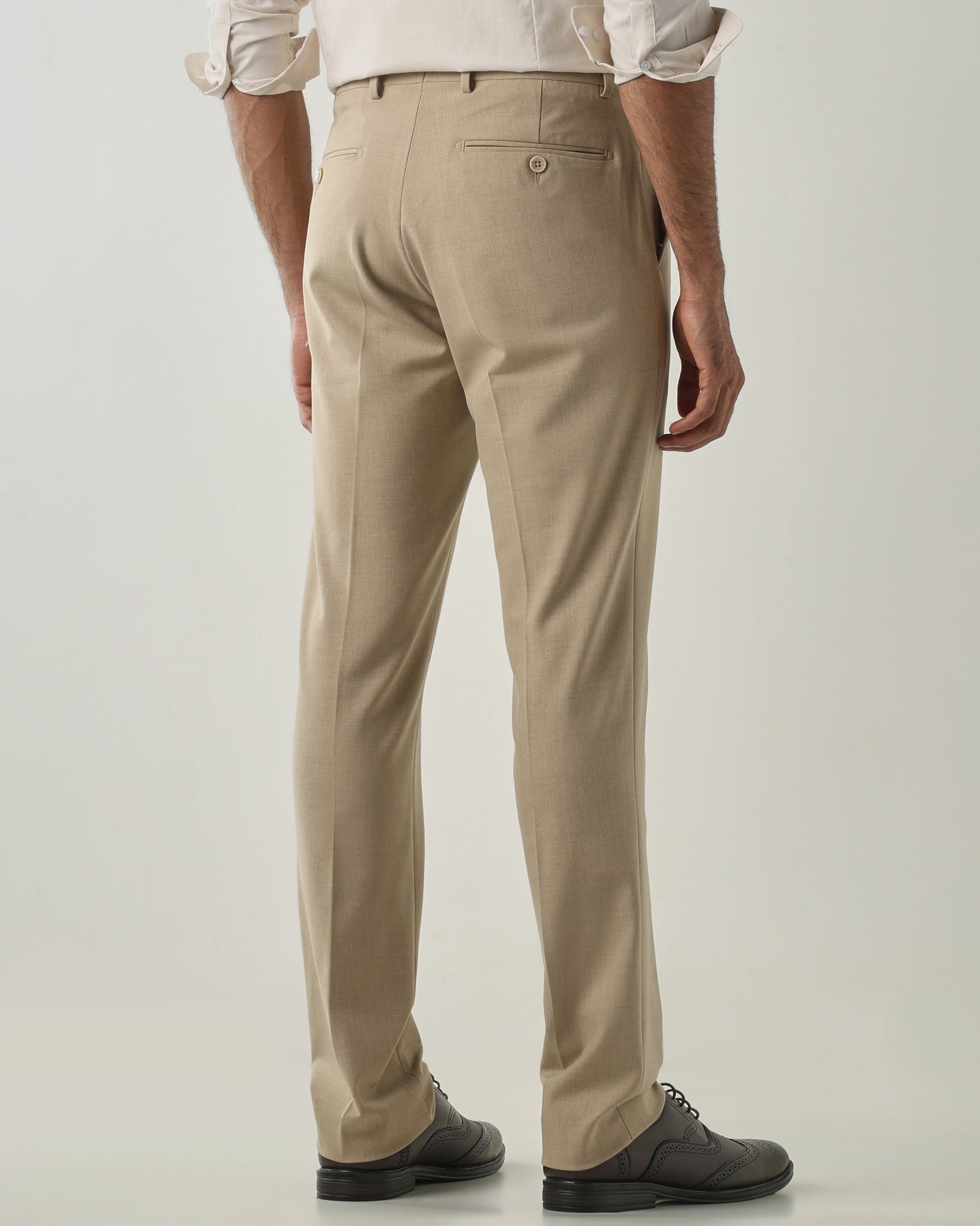 Fawn Tailor Fit Fashion Formal Trousers