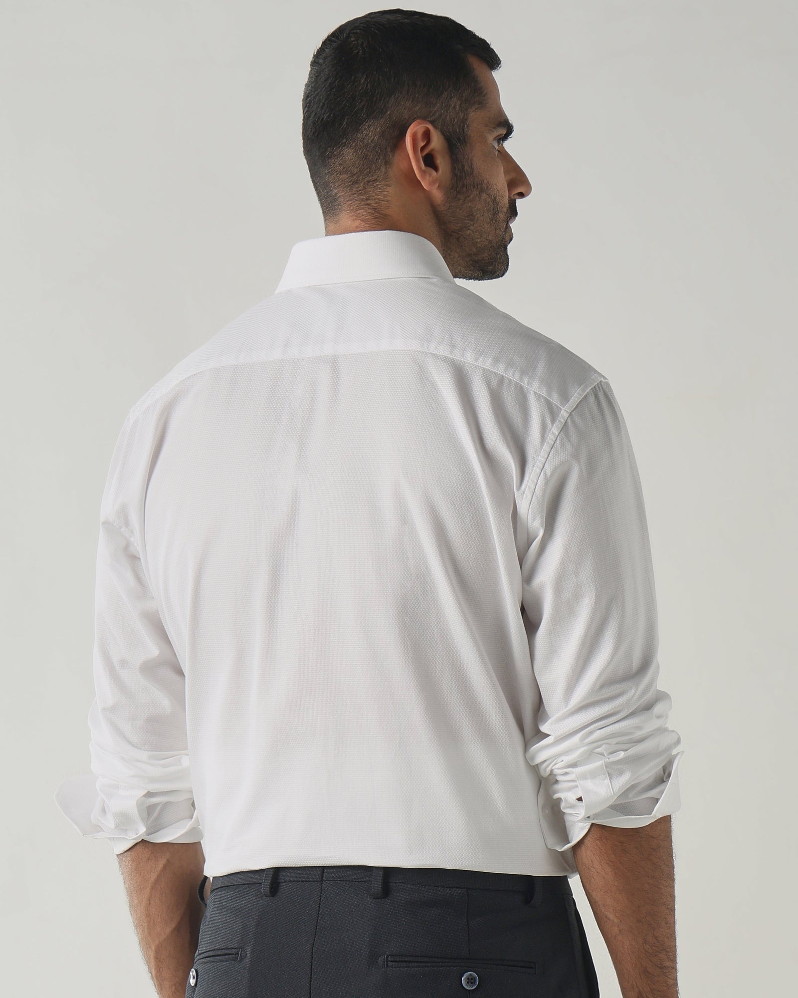 White Regular Fit Fashion Formal Shirts