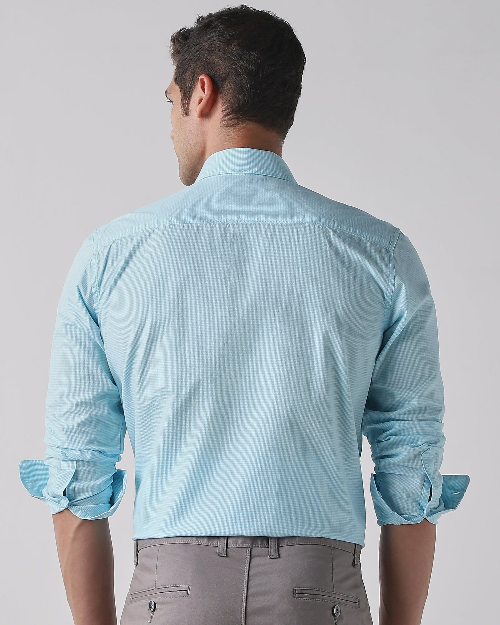 Aqua 100% COTTON Regular Fit Shirt
