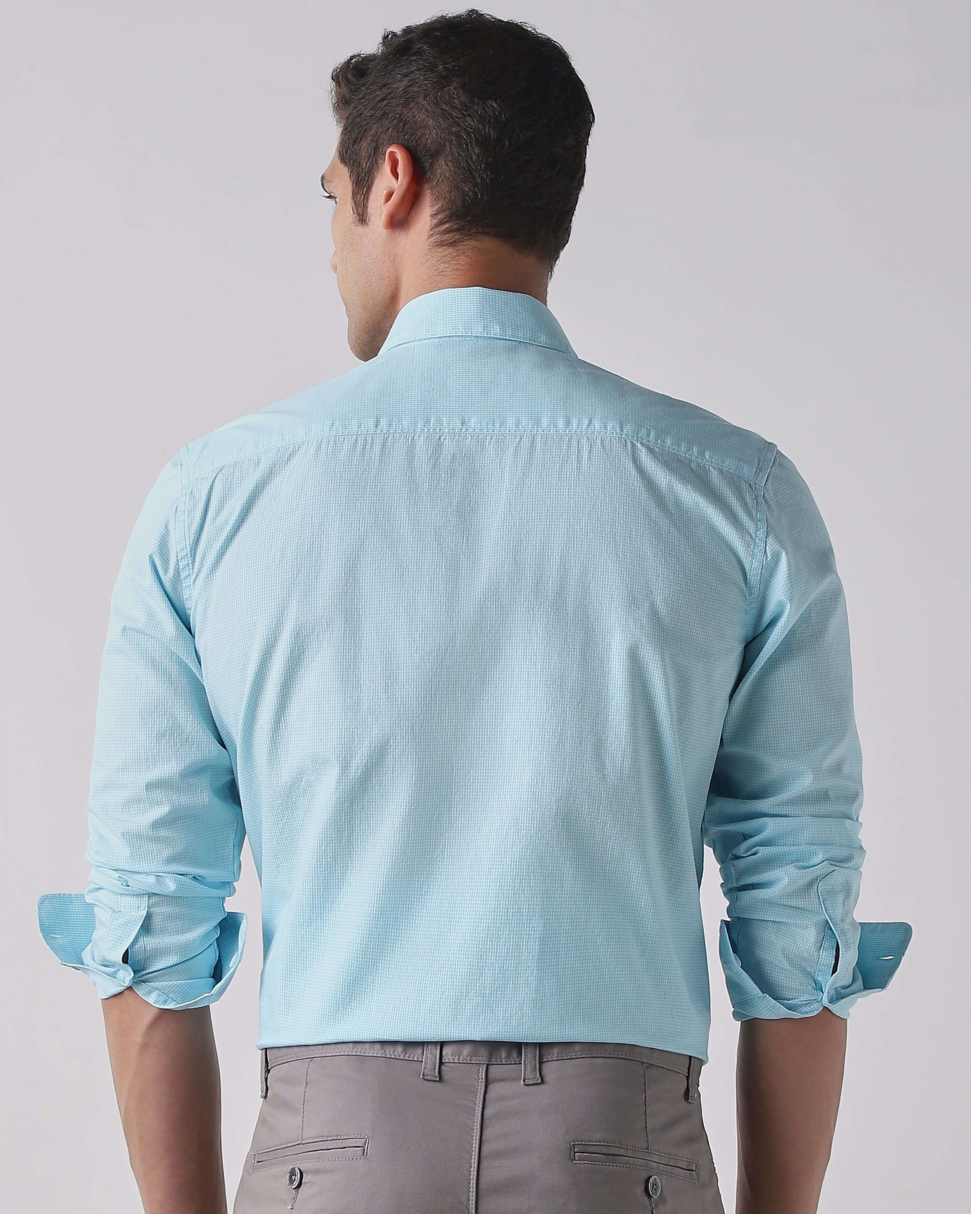 Aqua 100% COTTON Regular Fit Shirt