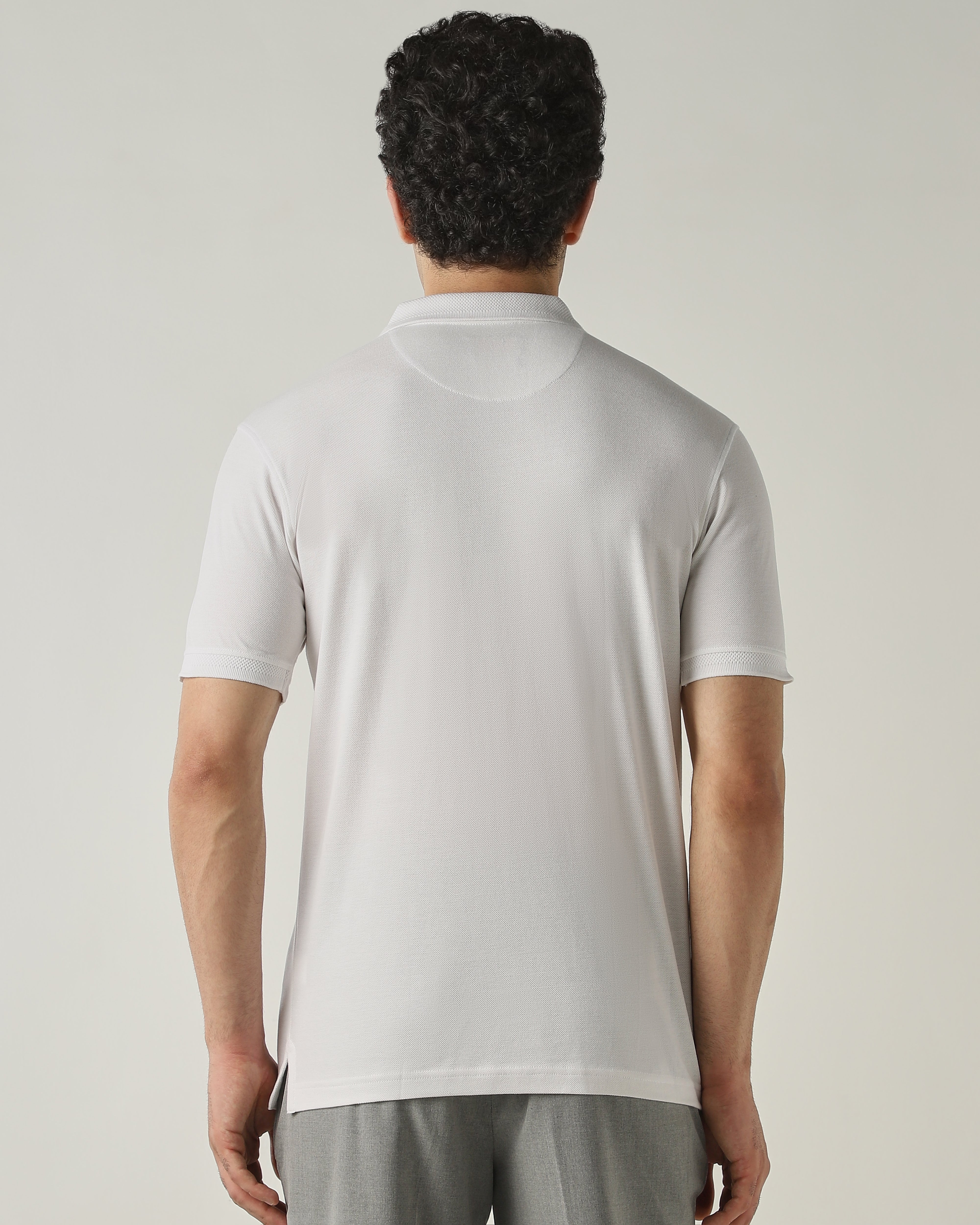 T-Shirt White Regular Fit 100% Cotton