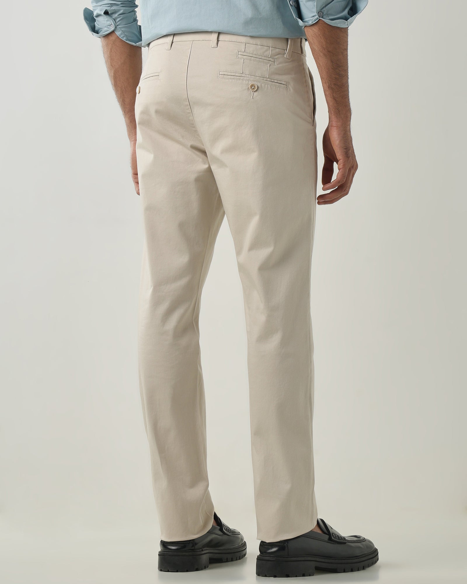 Beige REGULAR Smart Casual Trousers