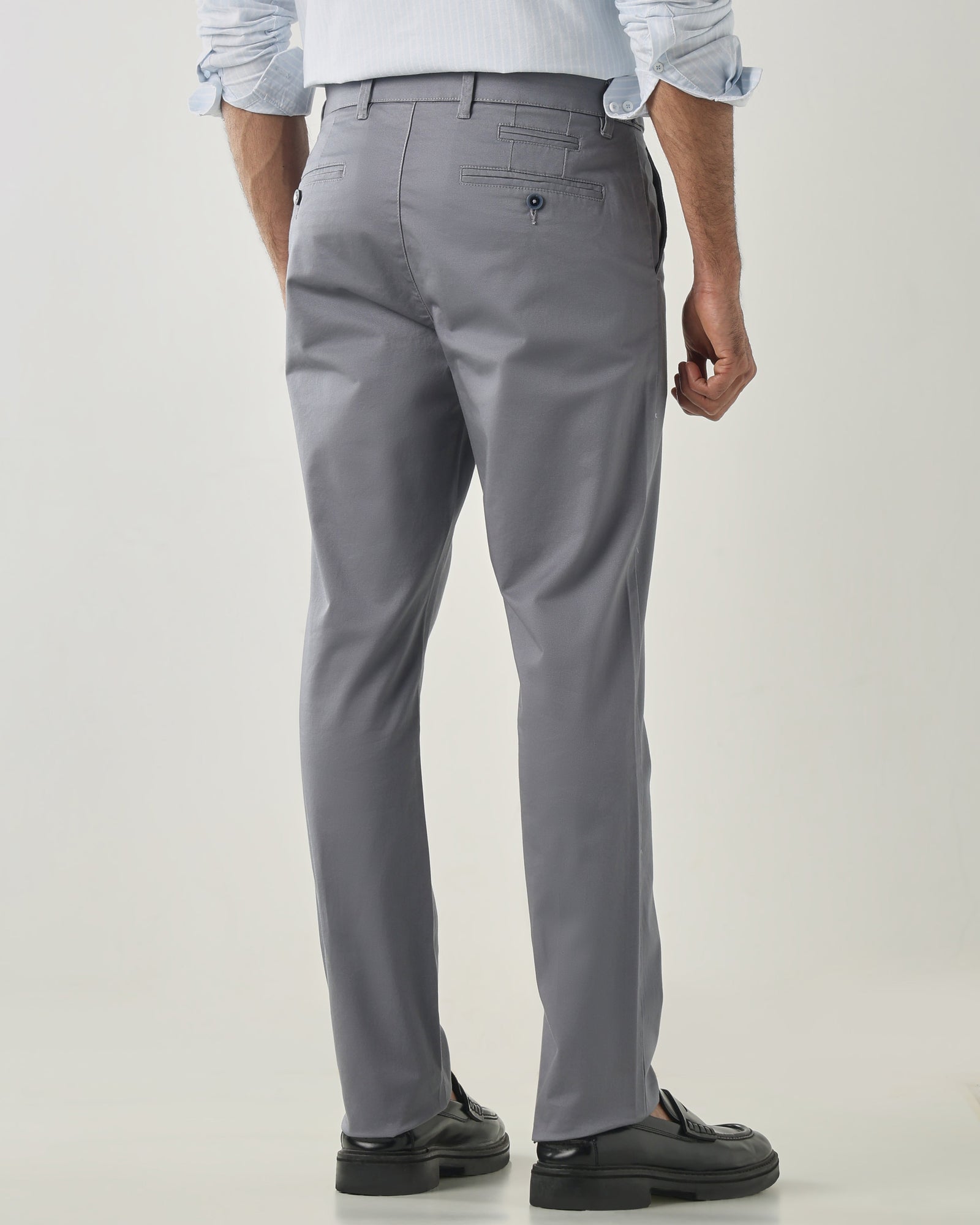 Steel REGULAR Smart Casual Trousers