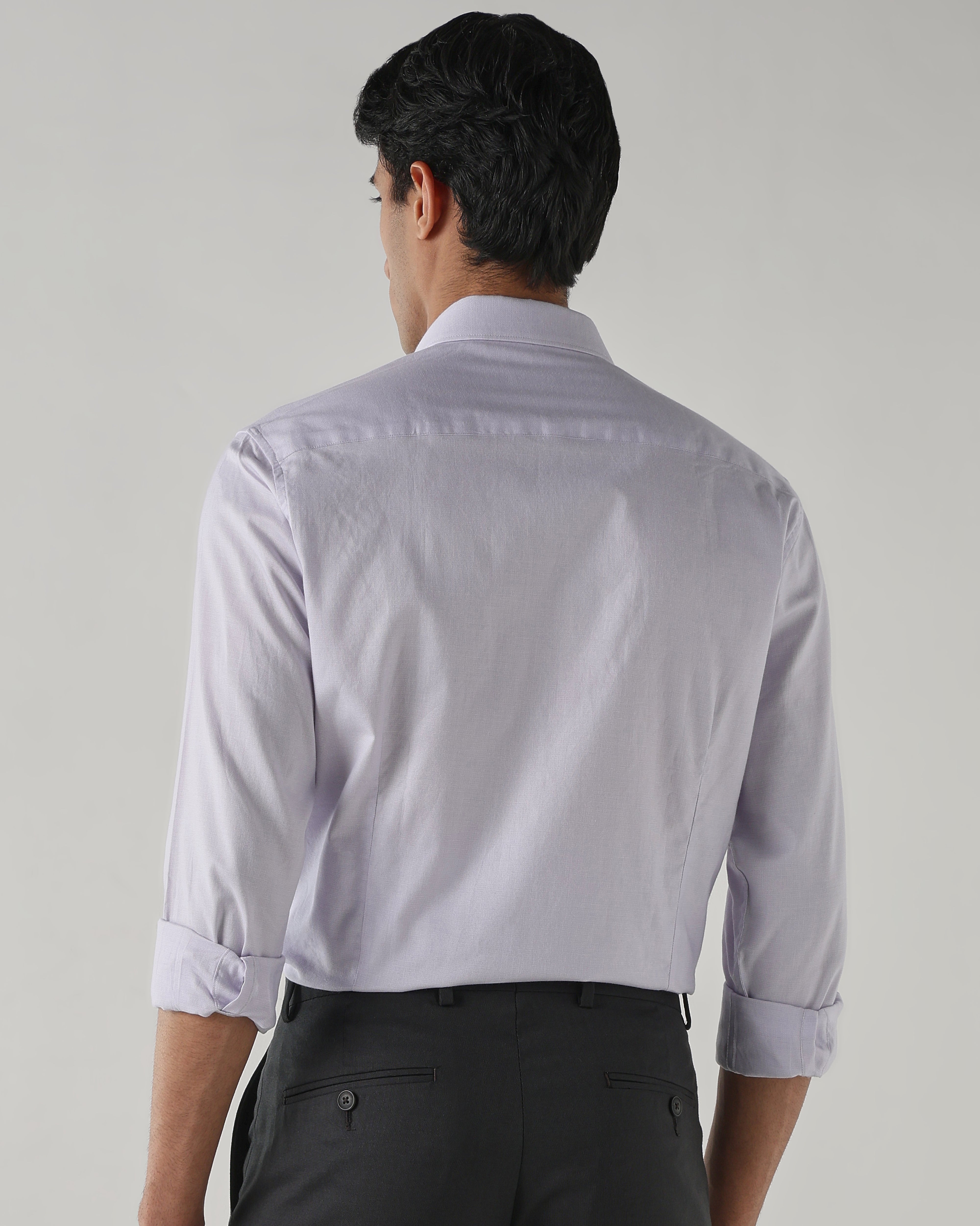 Men Regular Fit Shirt Lilac