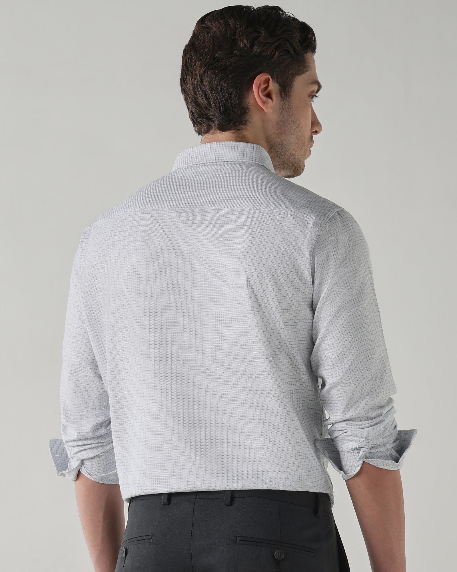 Men Regular Fit Shirt White