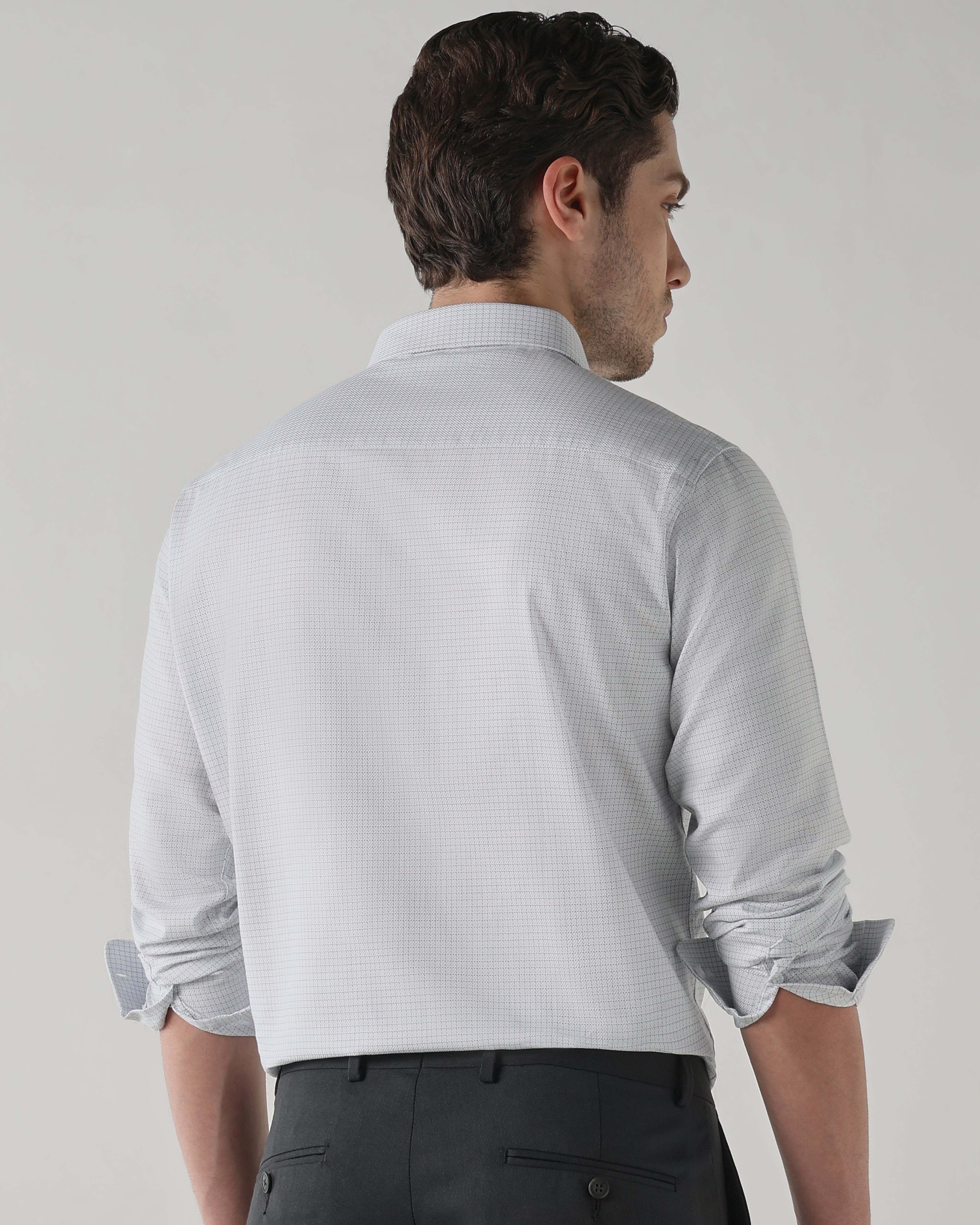 Men Regular Fit Shirt White