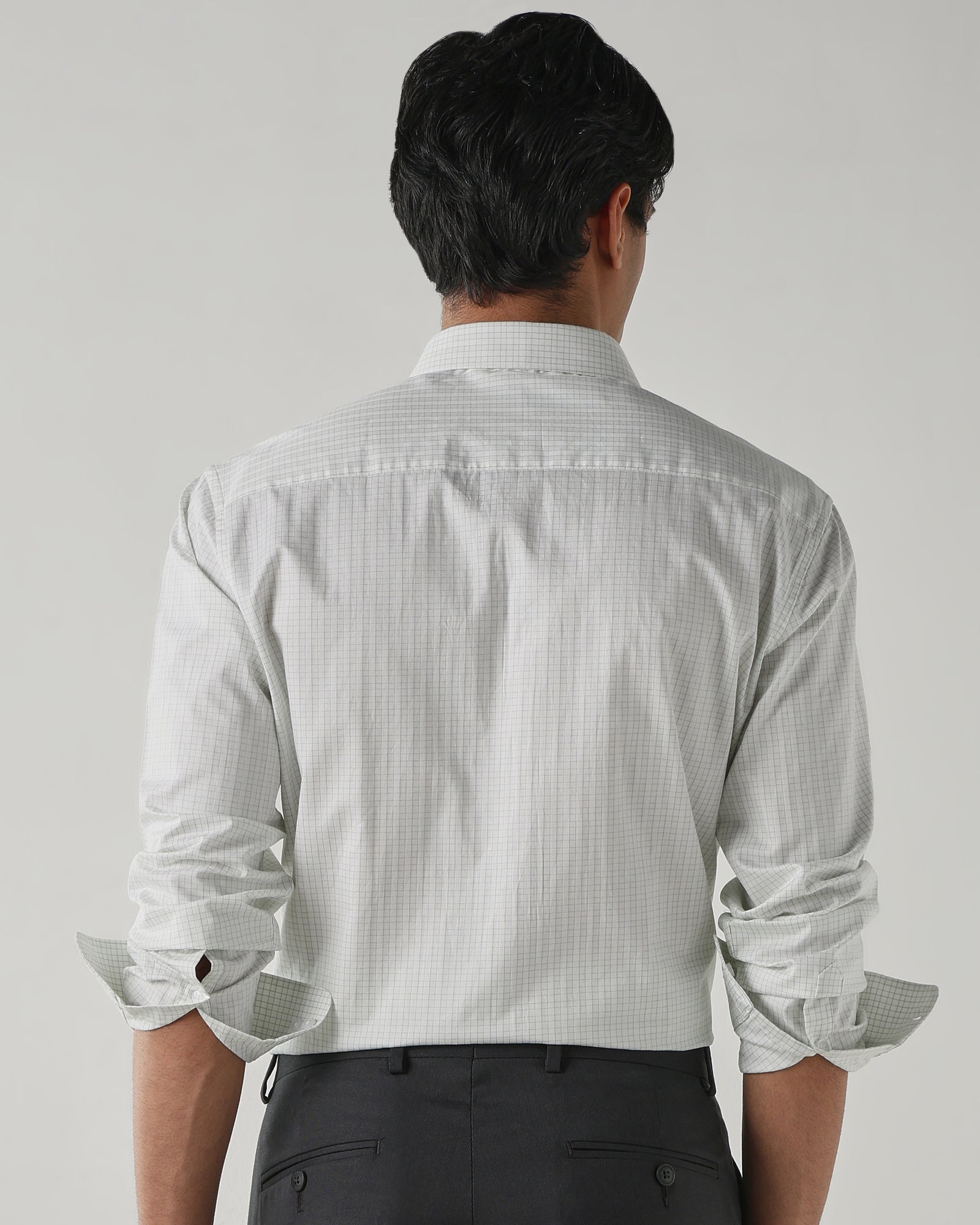 Men Regular Fit Shirt White/Green