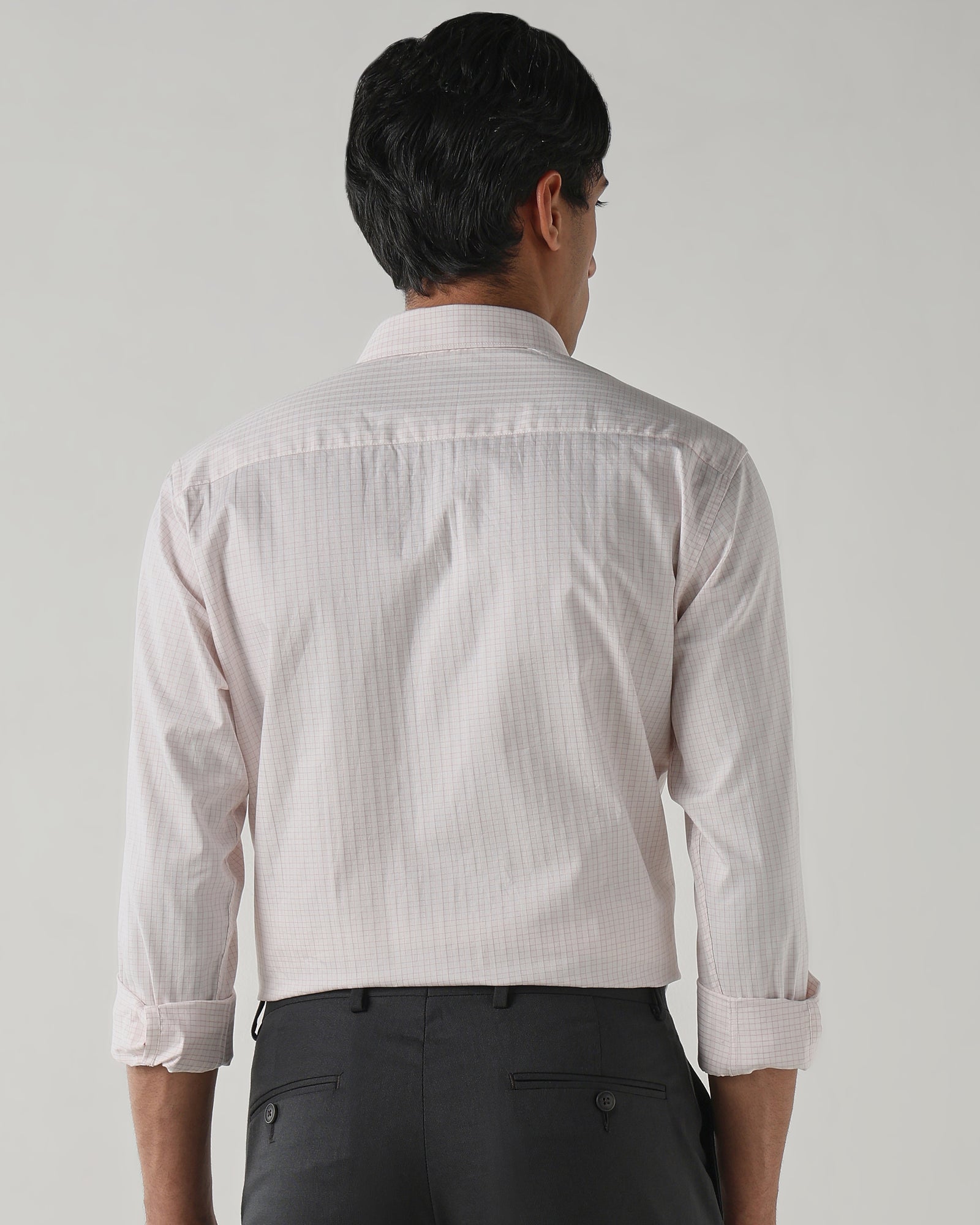 Men Regular Fit Shirt White/Pink