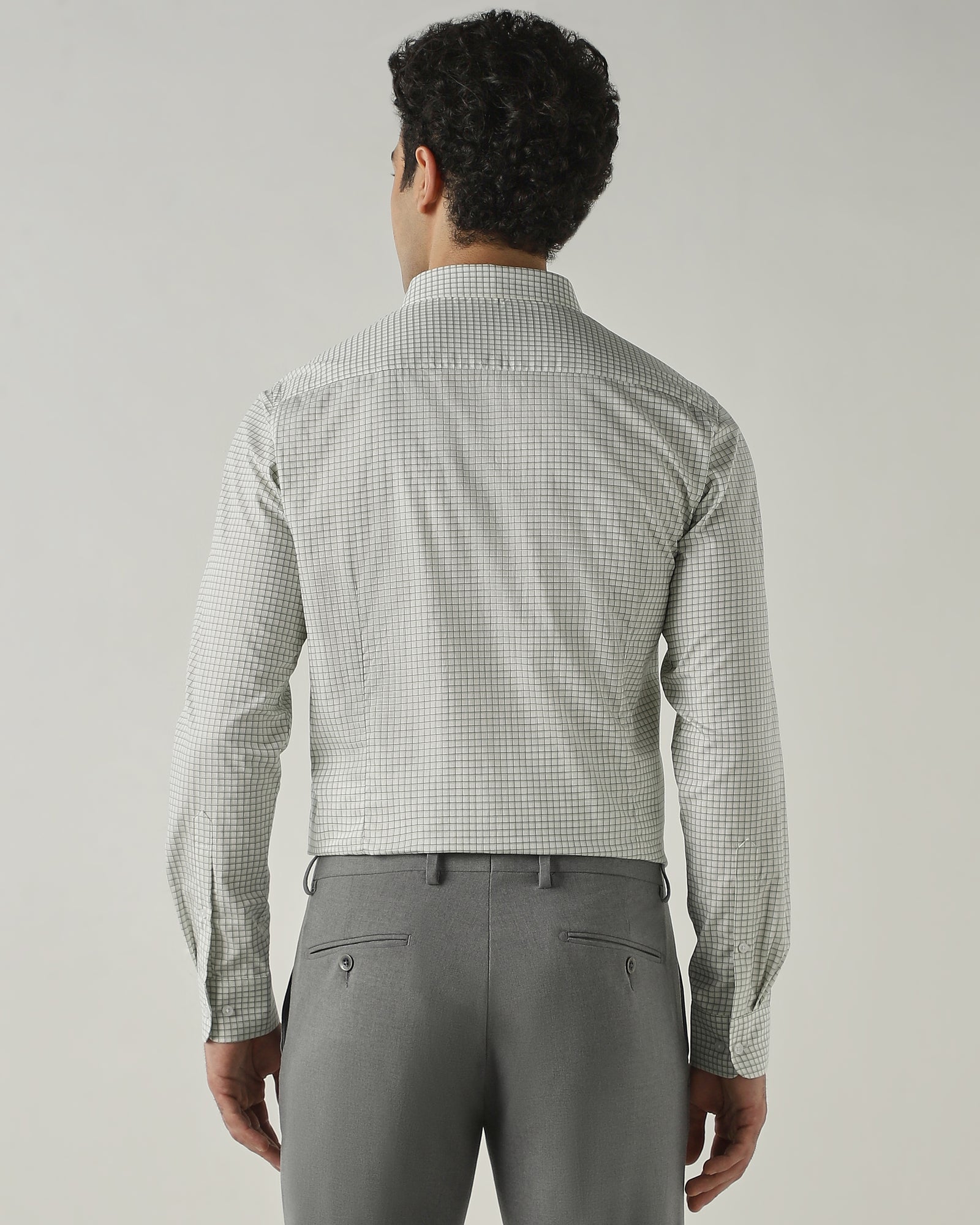 Shirt Green Slim Fit 100% Cotton