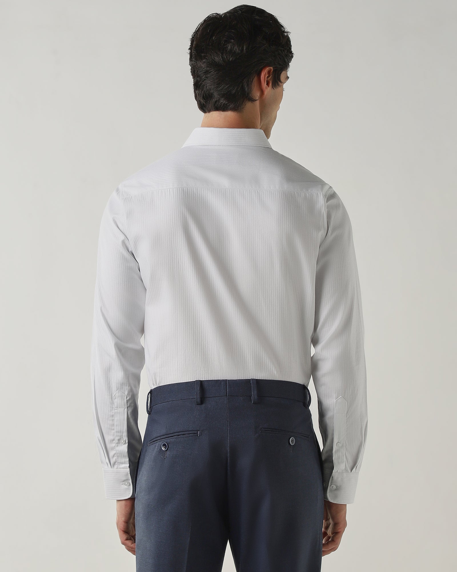 Slim Fit Shirt White/Blue