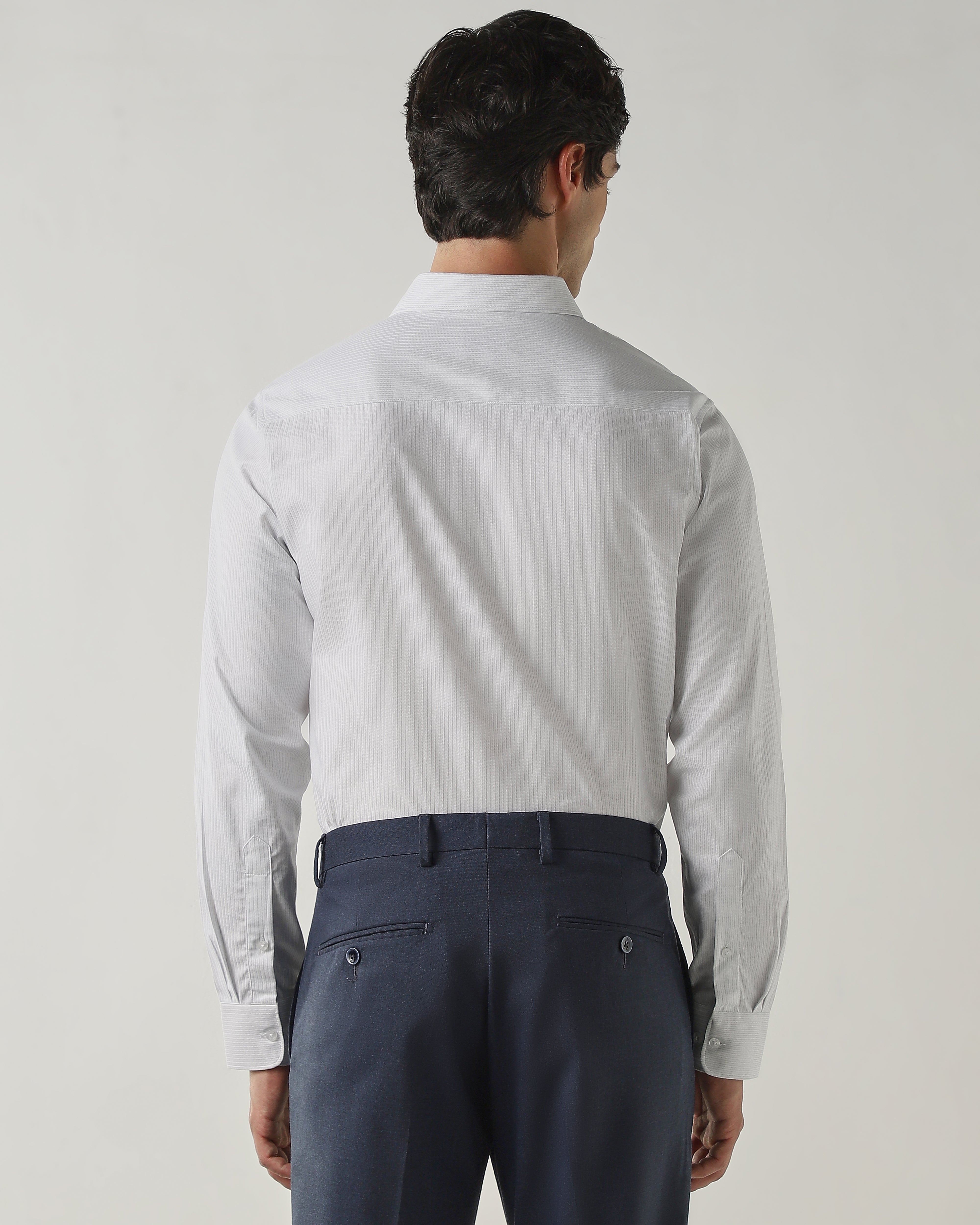 Slim Fit Shirt White/Blue