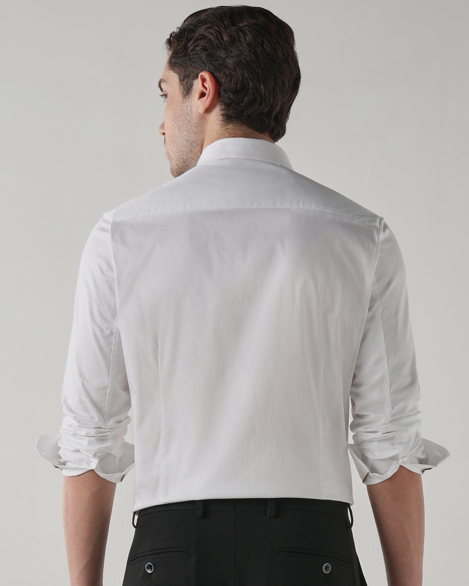 Men Regular Fit Shirt White