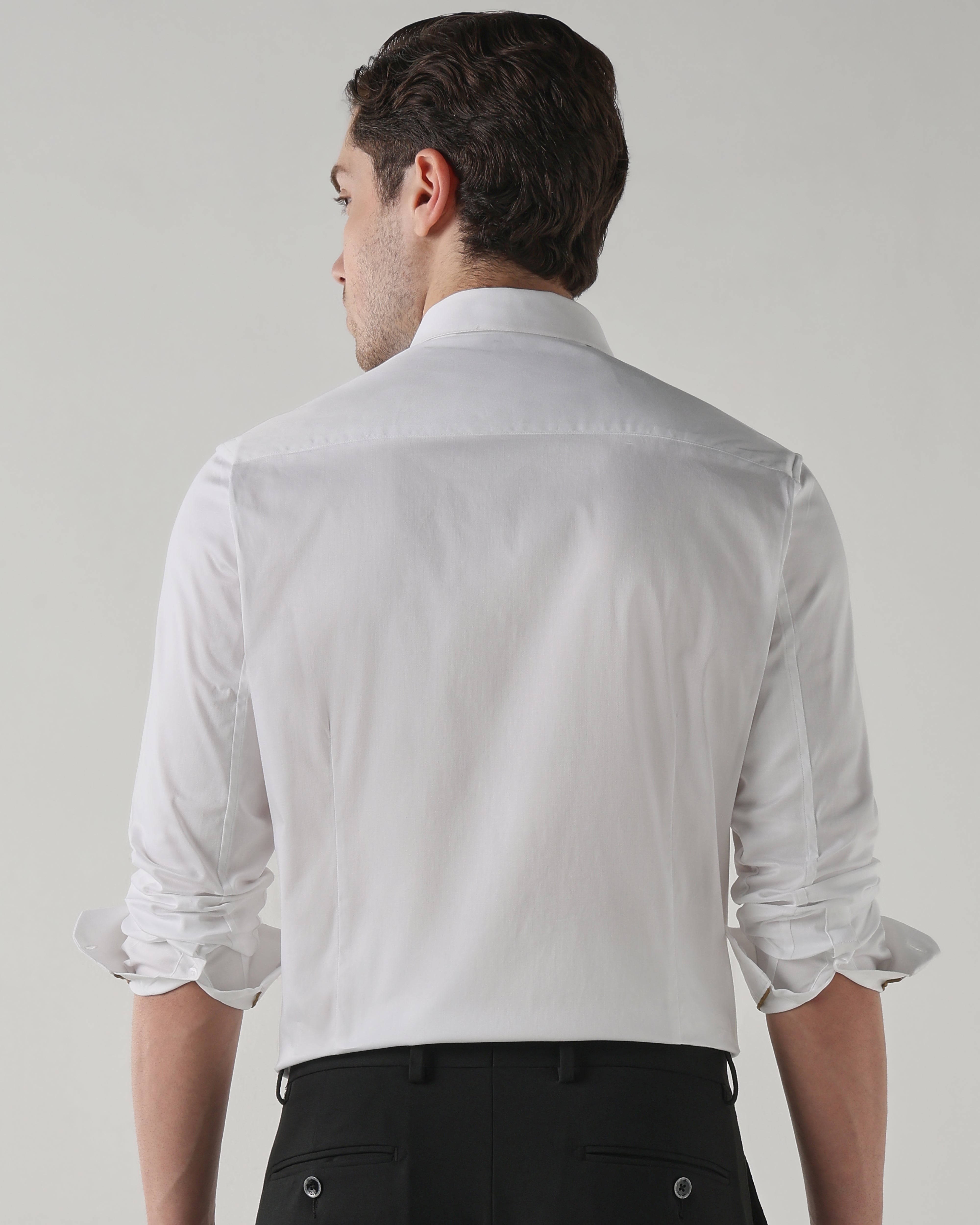 Men Regular Fit Shirt White