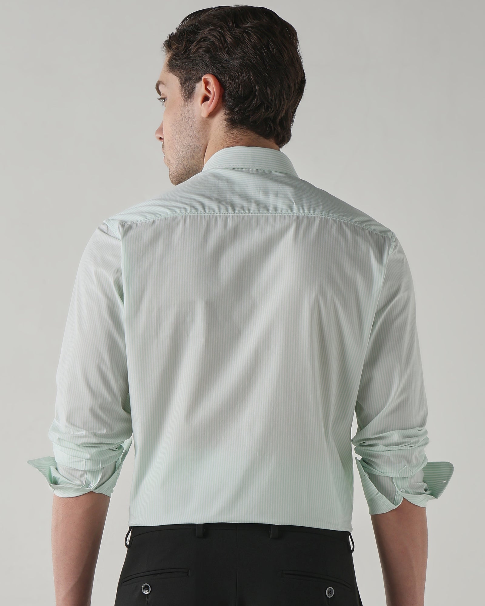 Men Regular Fit Shirt White/Green