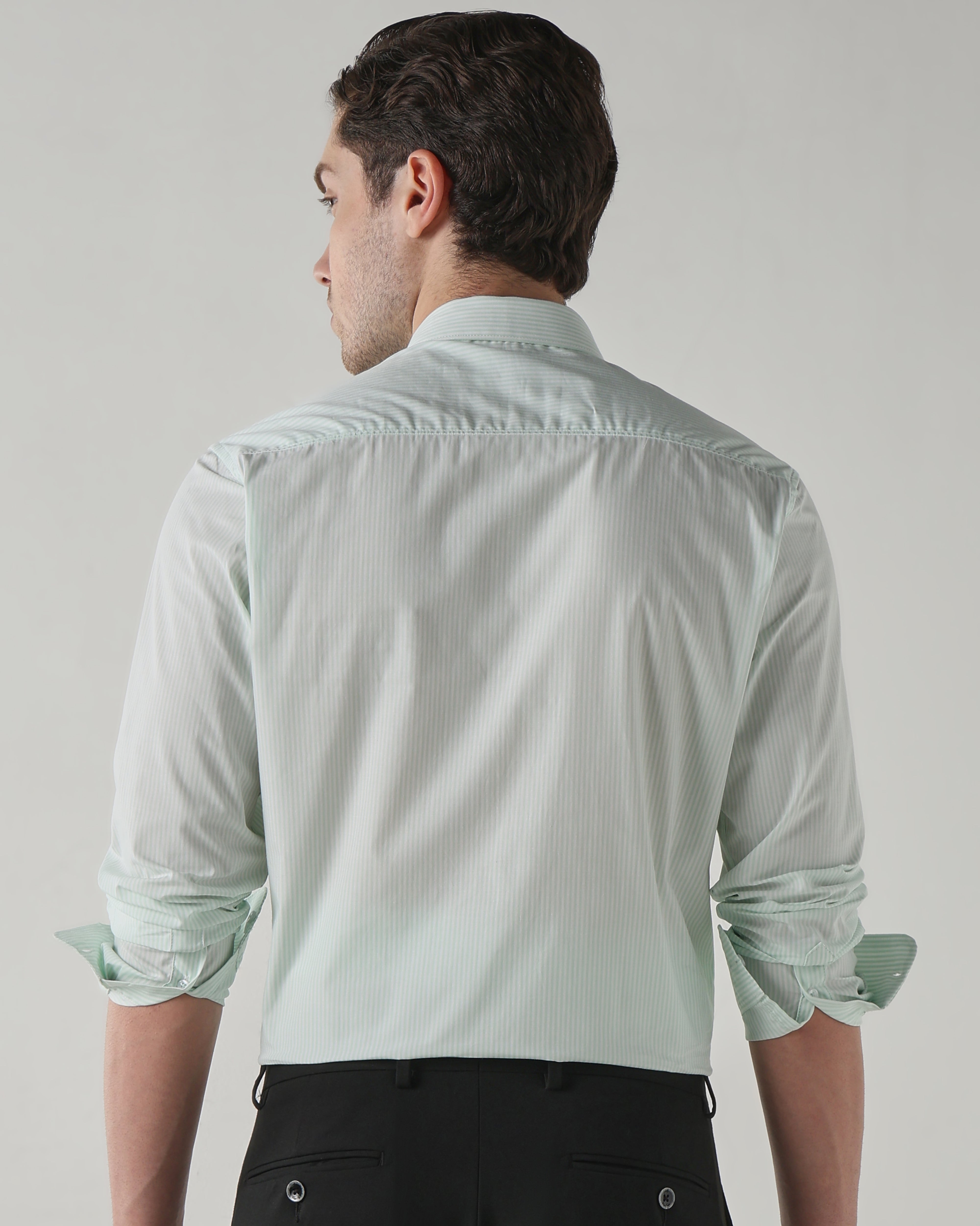 Men Regular Fit Shirt White/Green