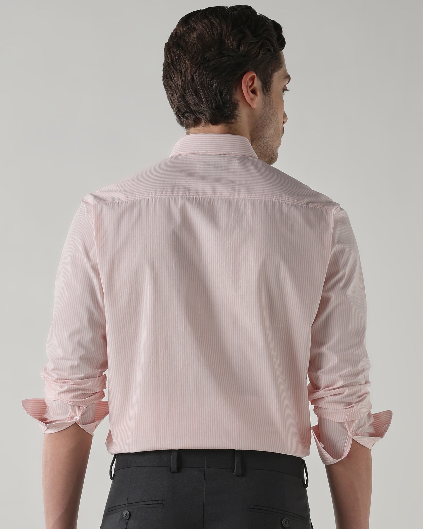 Men Regular Fit Shirt White/Pink