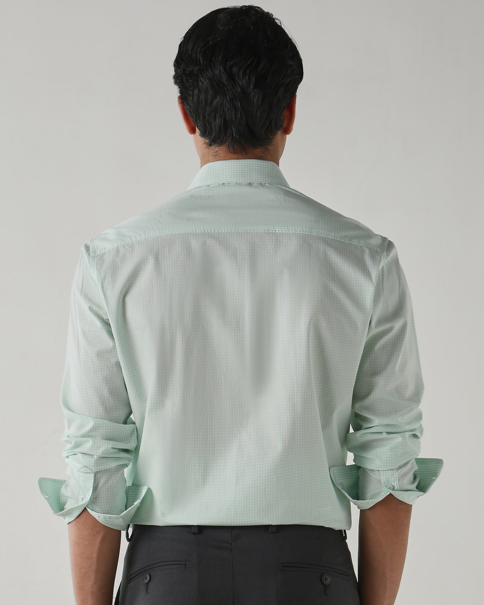 Men Regular Fit Shirt White/Pista