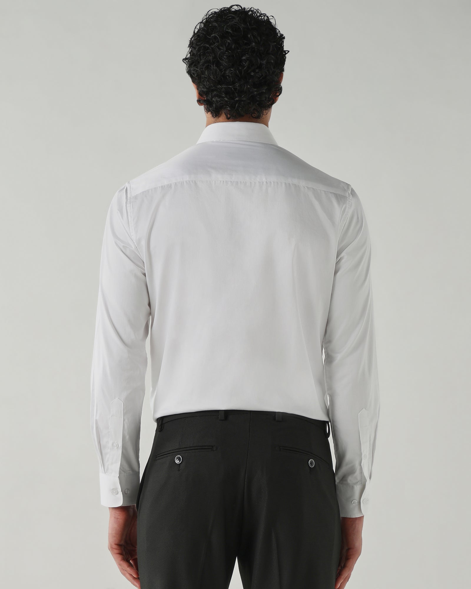 Men Slim Fit Shirts White