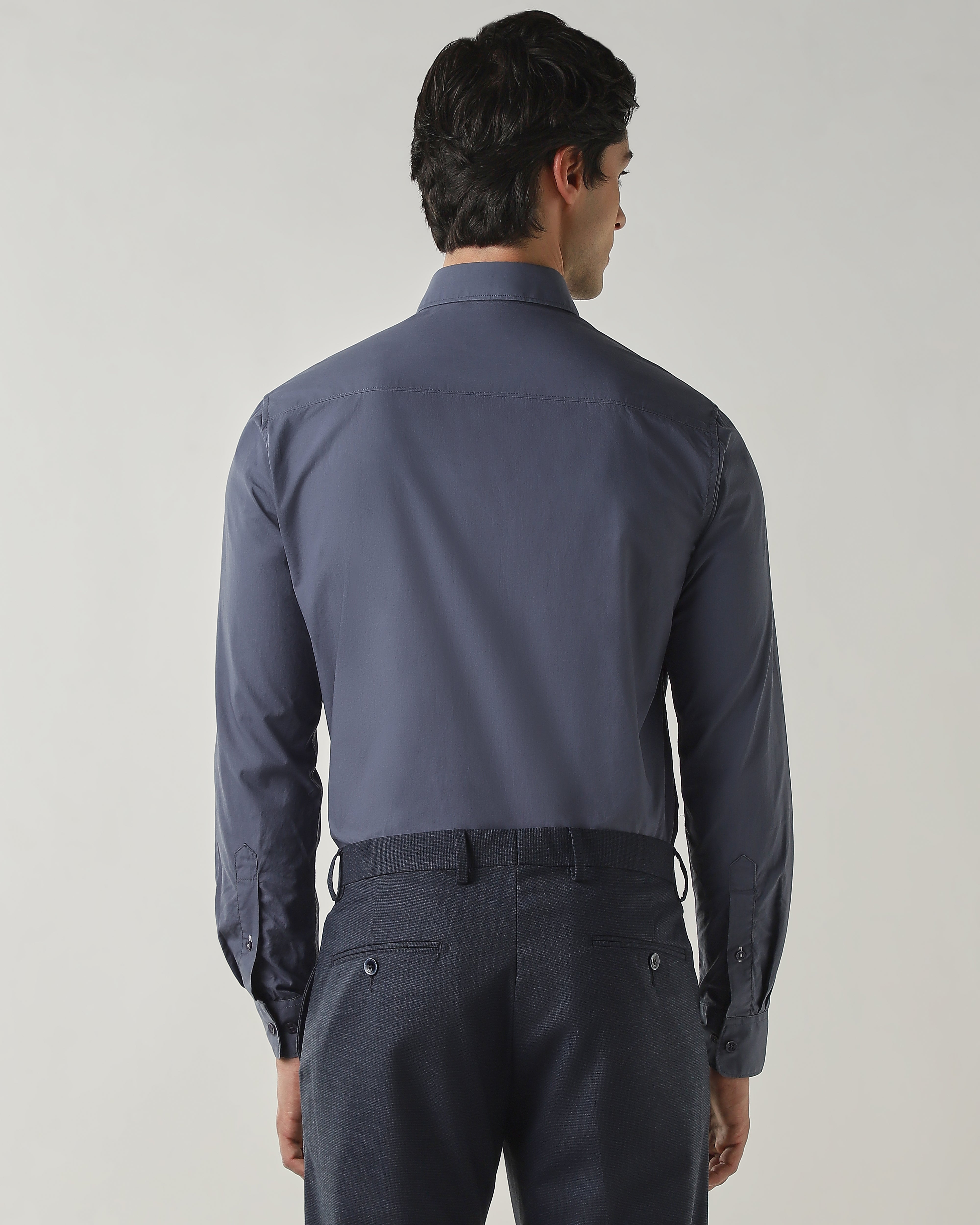 Slim Fit Shirt Airforce Blue