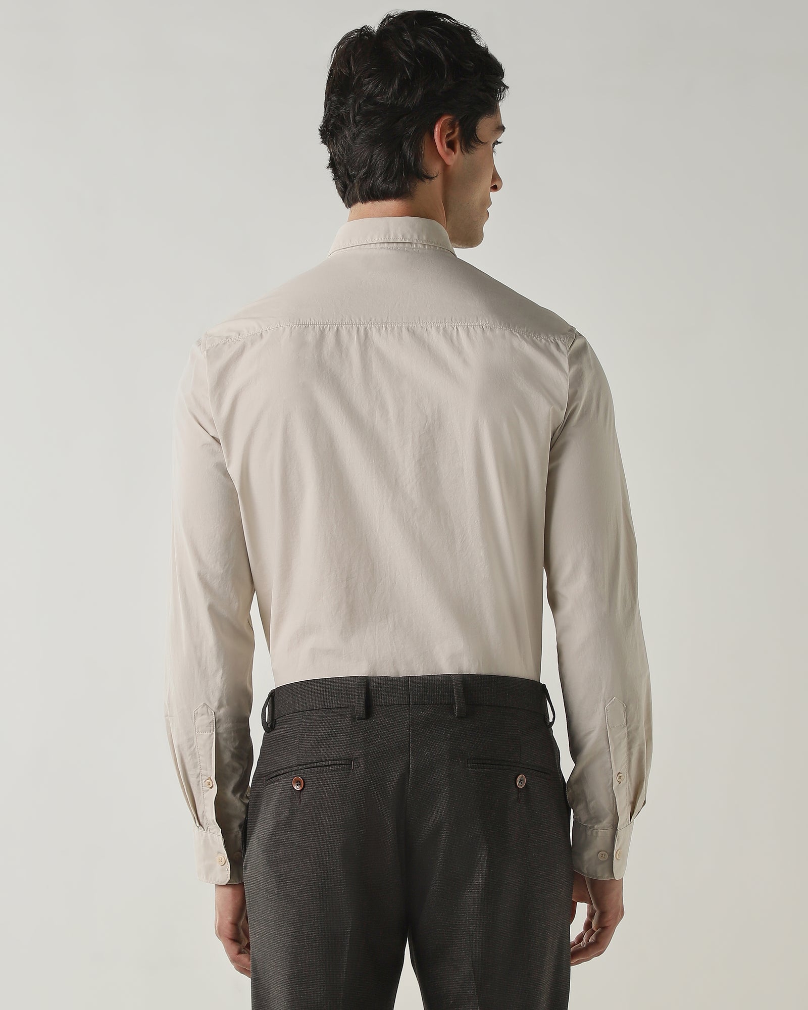 Slim Fit Shirt Cream