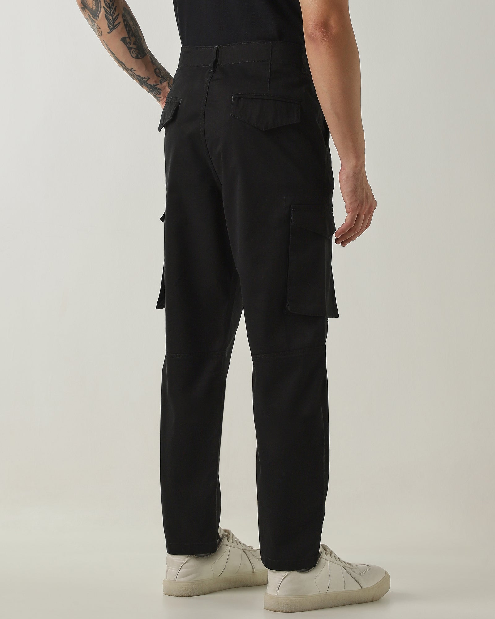 Regular Fit Cargo Black