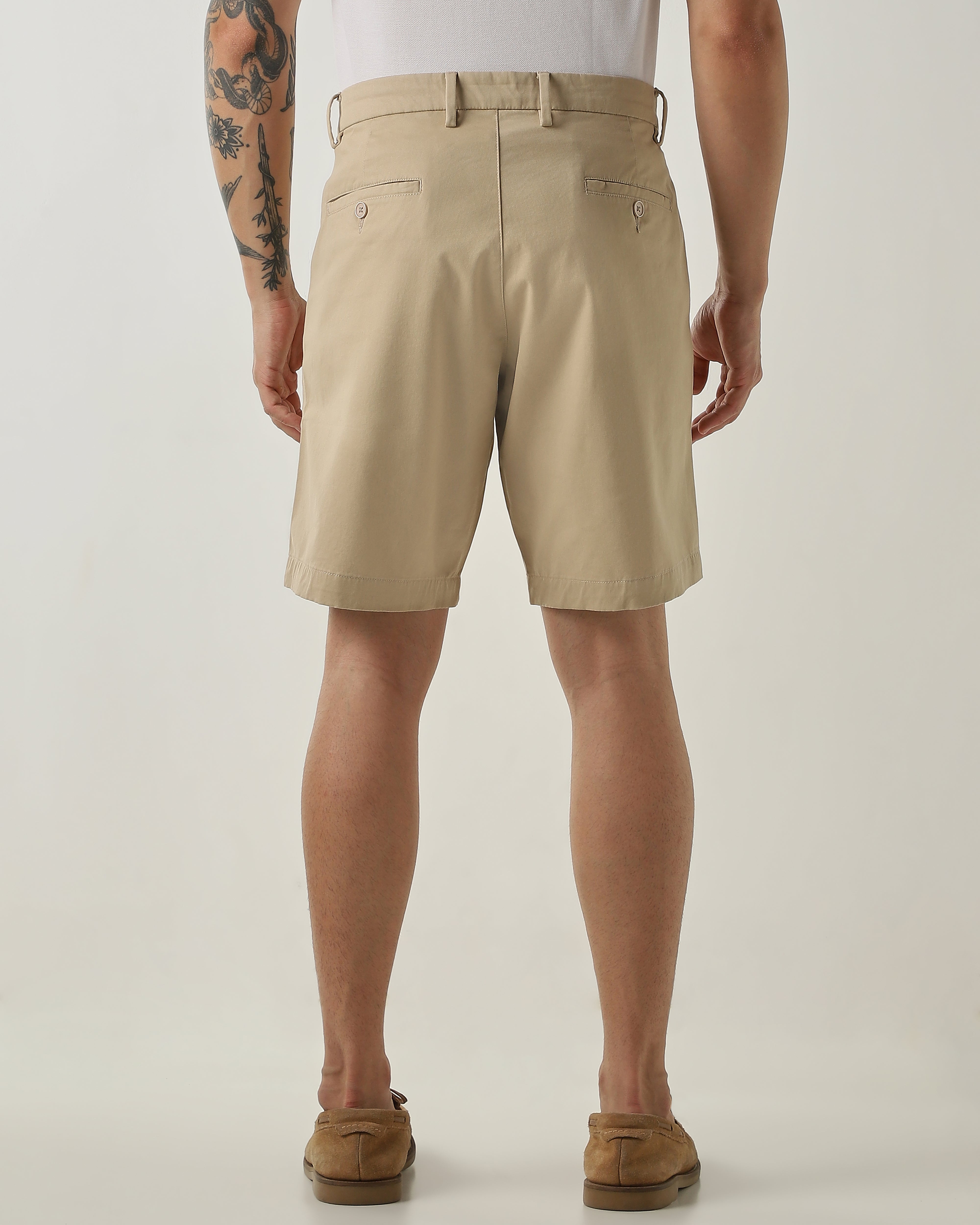 Regular Fit Shorts Fawn