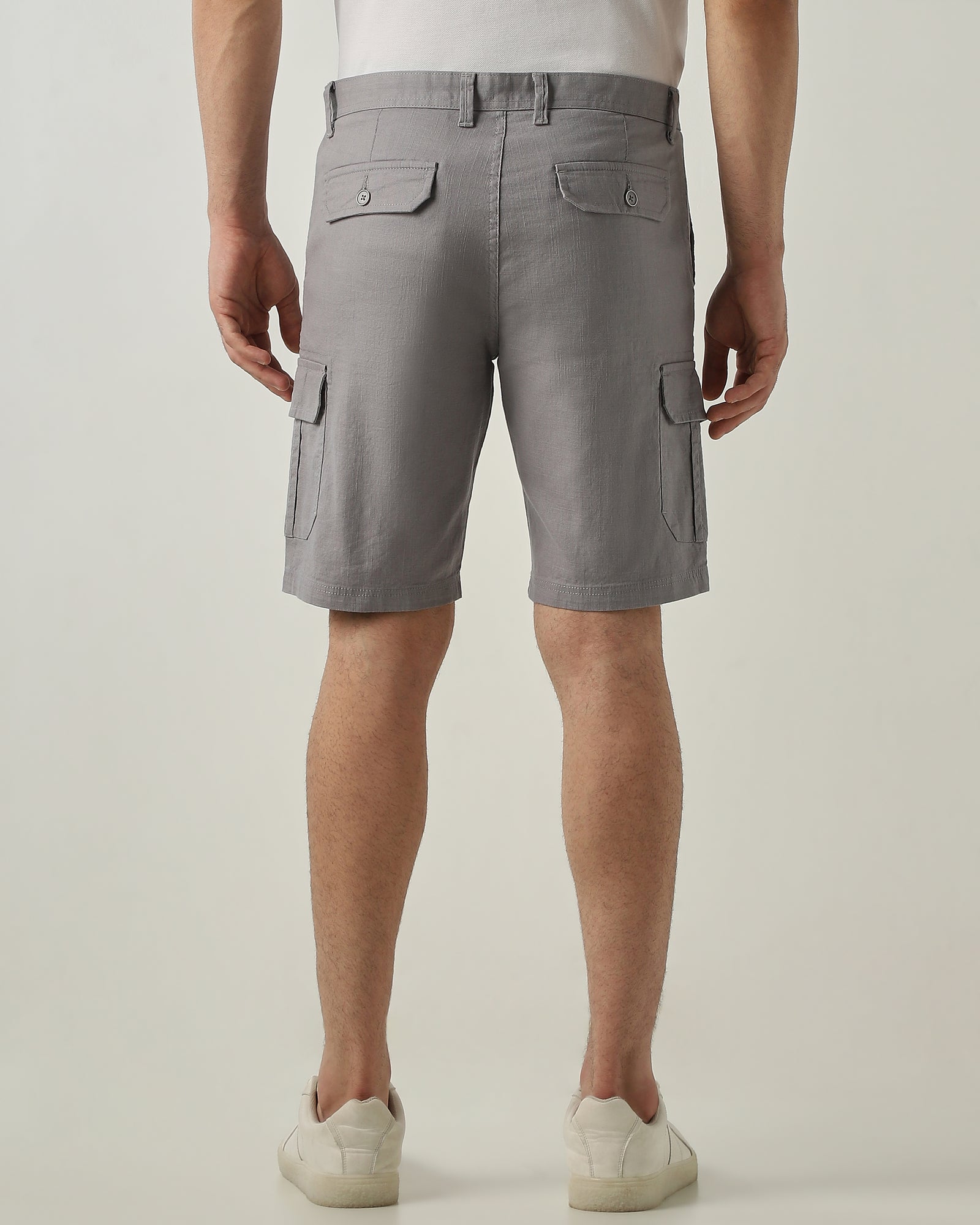 Cargo Short Steel Regular Fit 100% Cotton