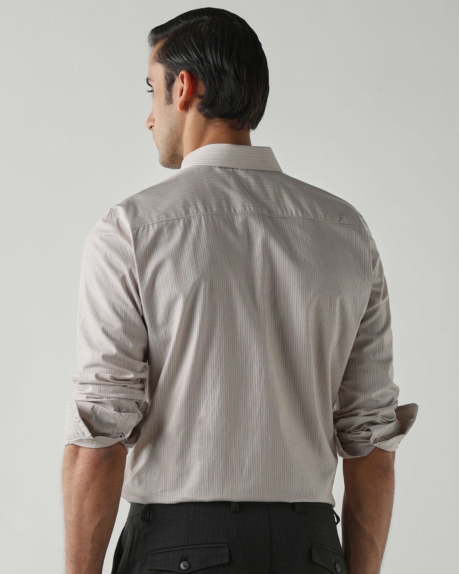 Pink Pure Cotton Shirts for Men | Slim Fit Luxury Wear