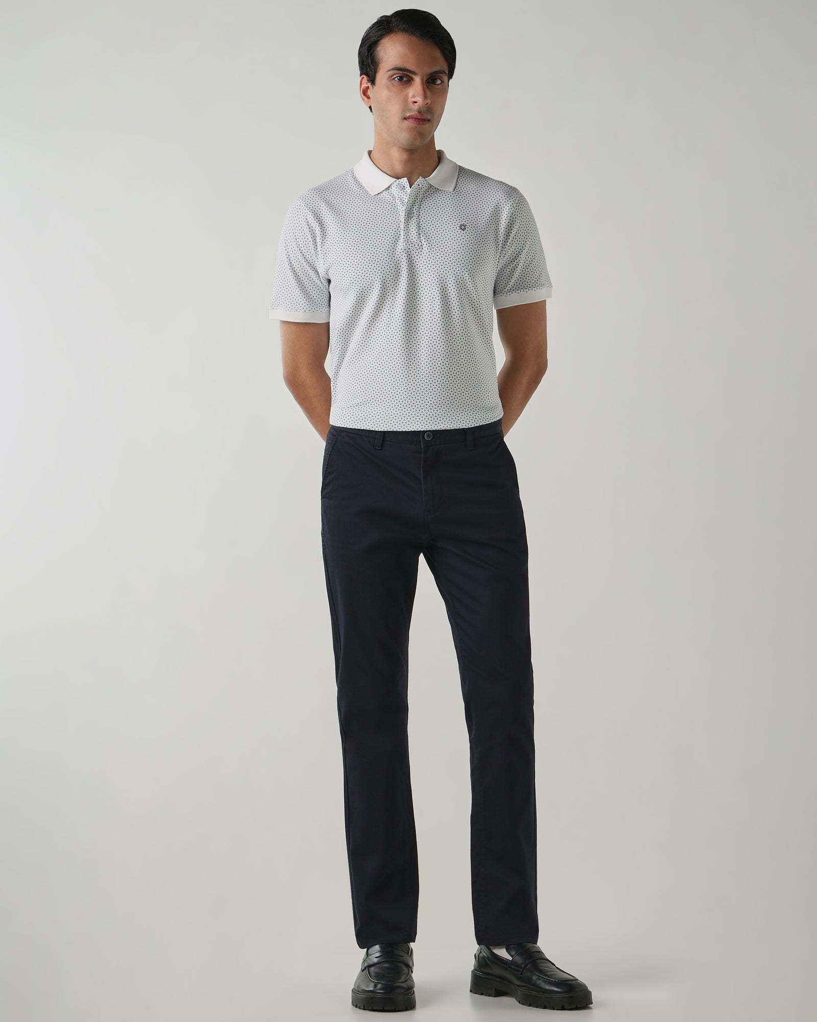 Men Regular Fit T-Shirt Bright White